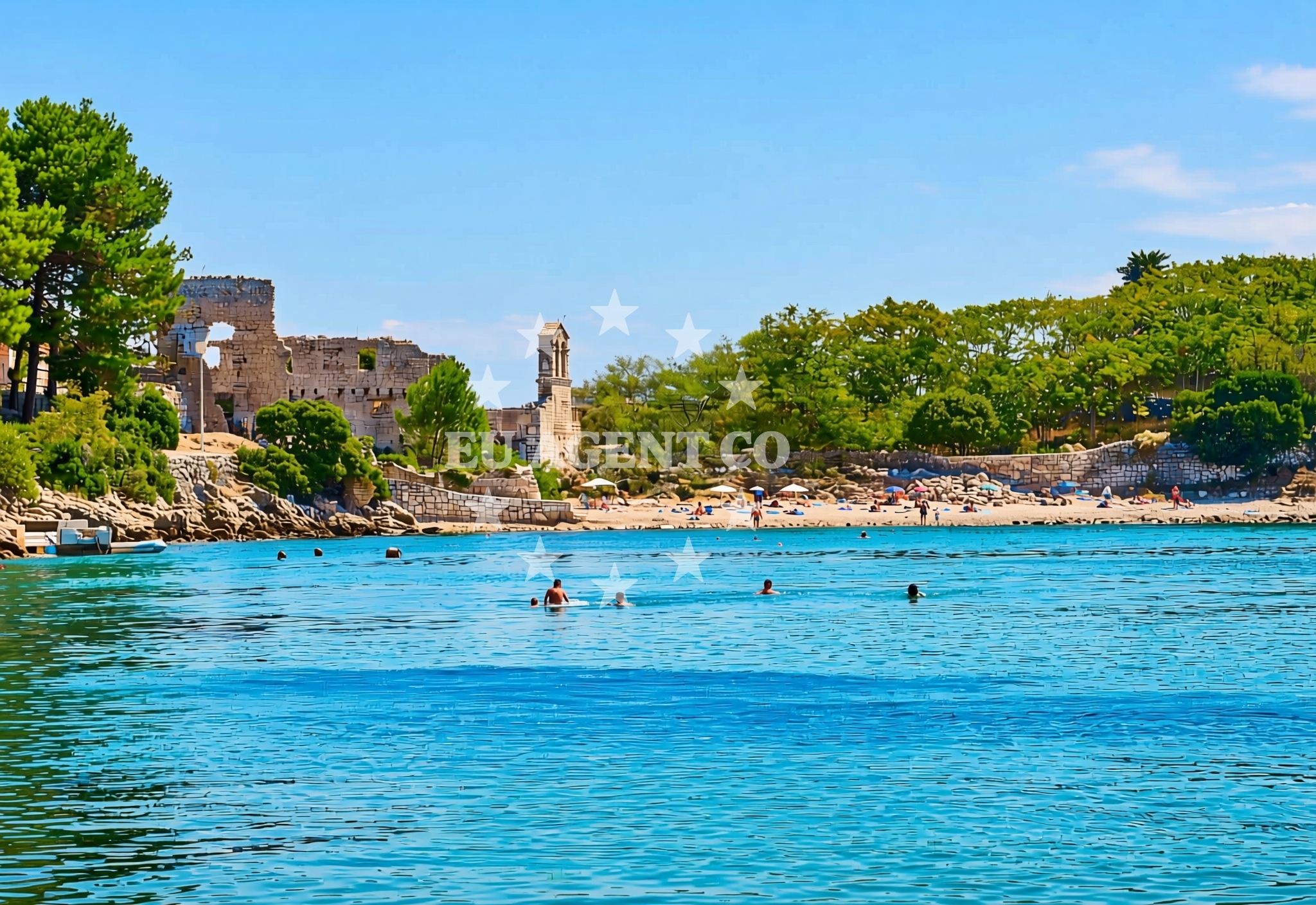 Beach facilities and surroundings at Osor (Cres): beaches and coves (6) in Osor (Cres)