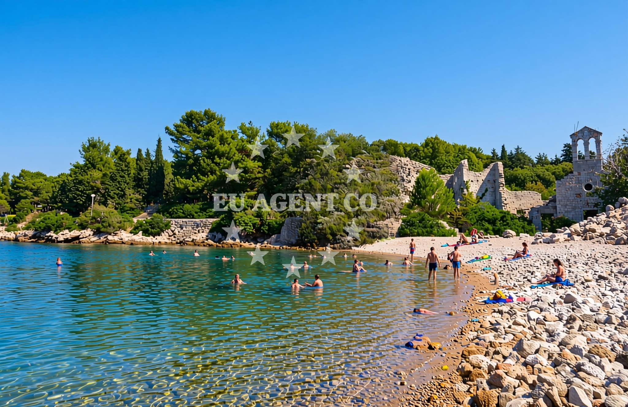 Additional view of Osor (Cres): beaches and coves (6) in Osor (Cres)