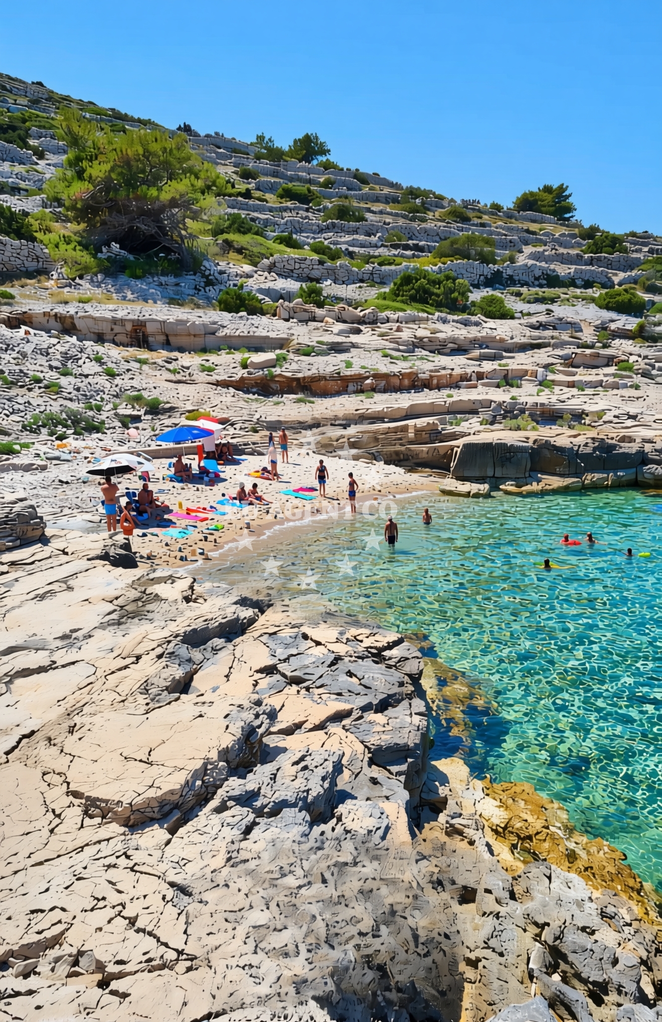 Additional view of Oštrica, Žirje (Žirje) Beach in Oštrica