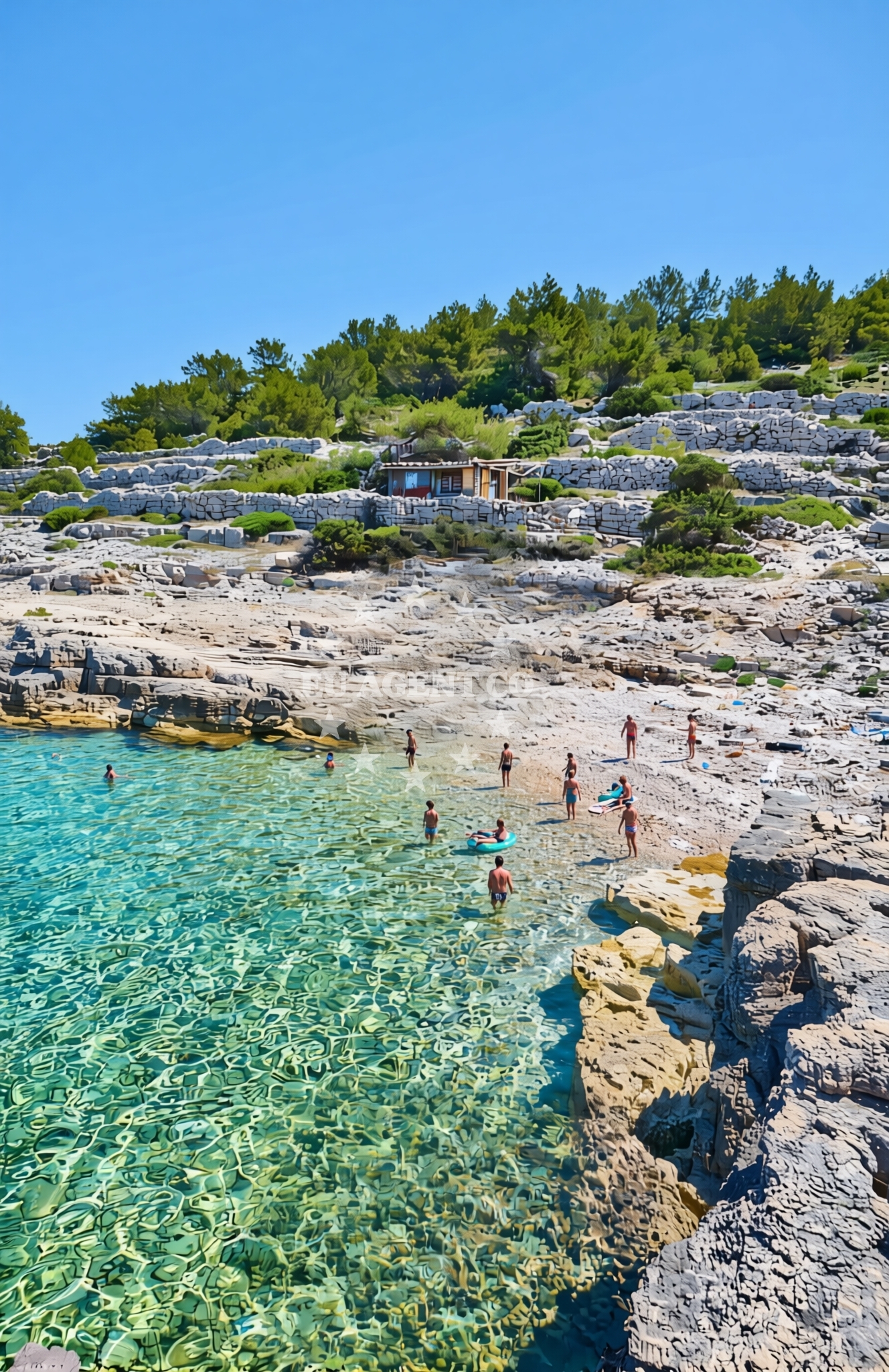 Additional view of Oštrica, Žirje (Žirje) Beach in Oštrica