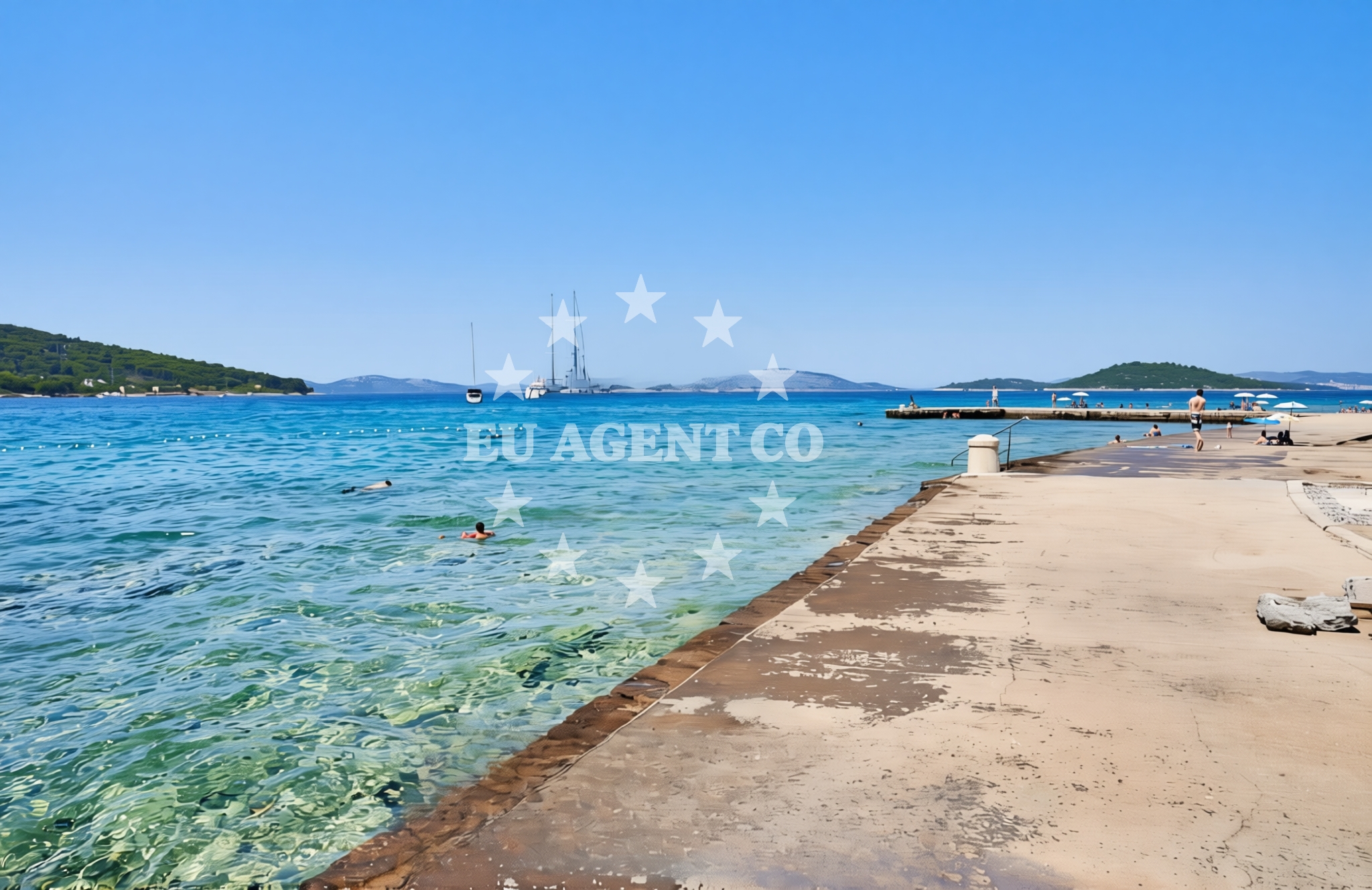 Additional view of Oštrica, Zlarin (Zlarin) Beach in Oštrica