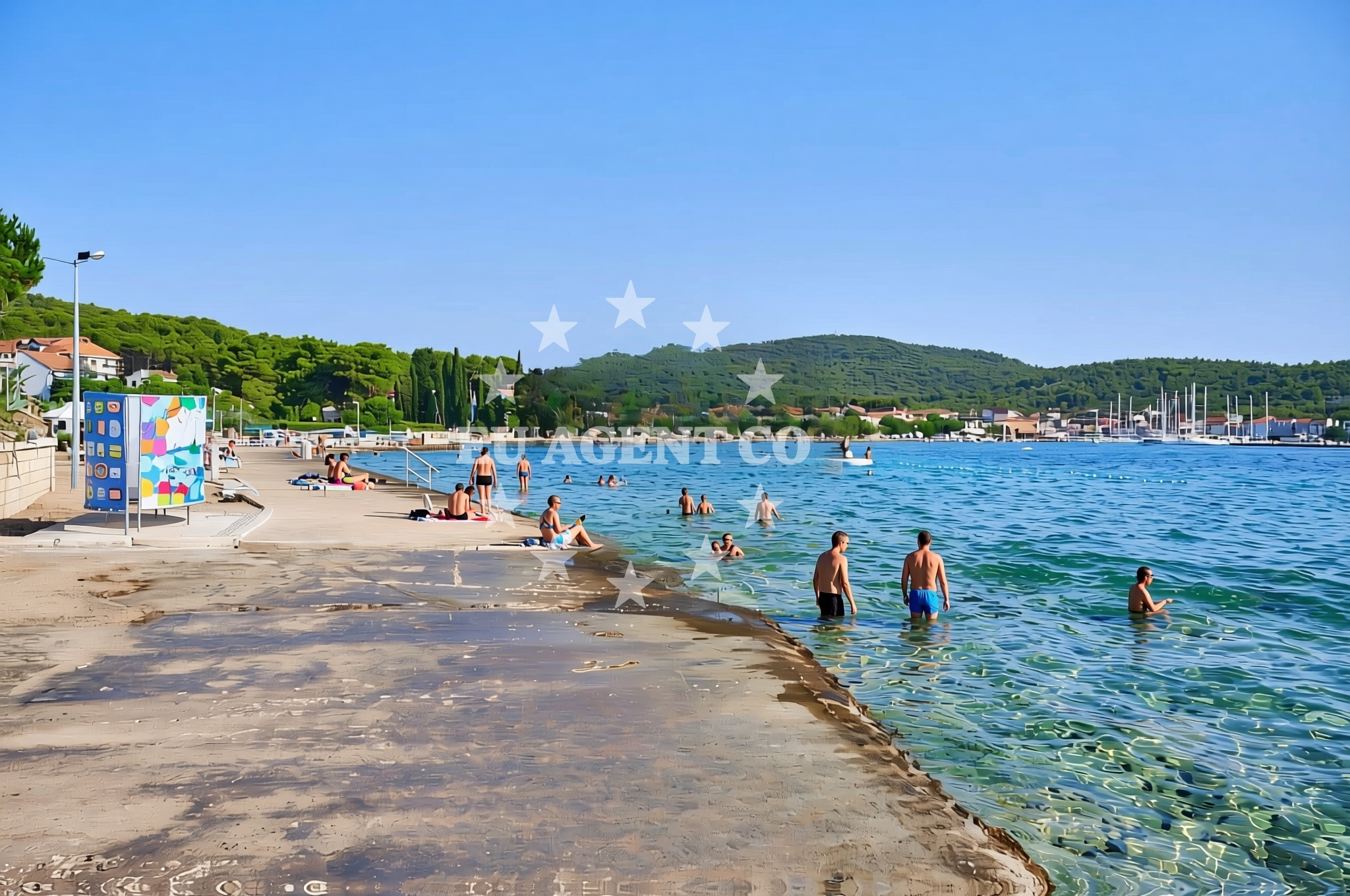 Additional view of Oštrica, Zlarin (Zlarin) Beach in Oštrica