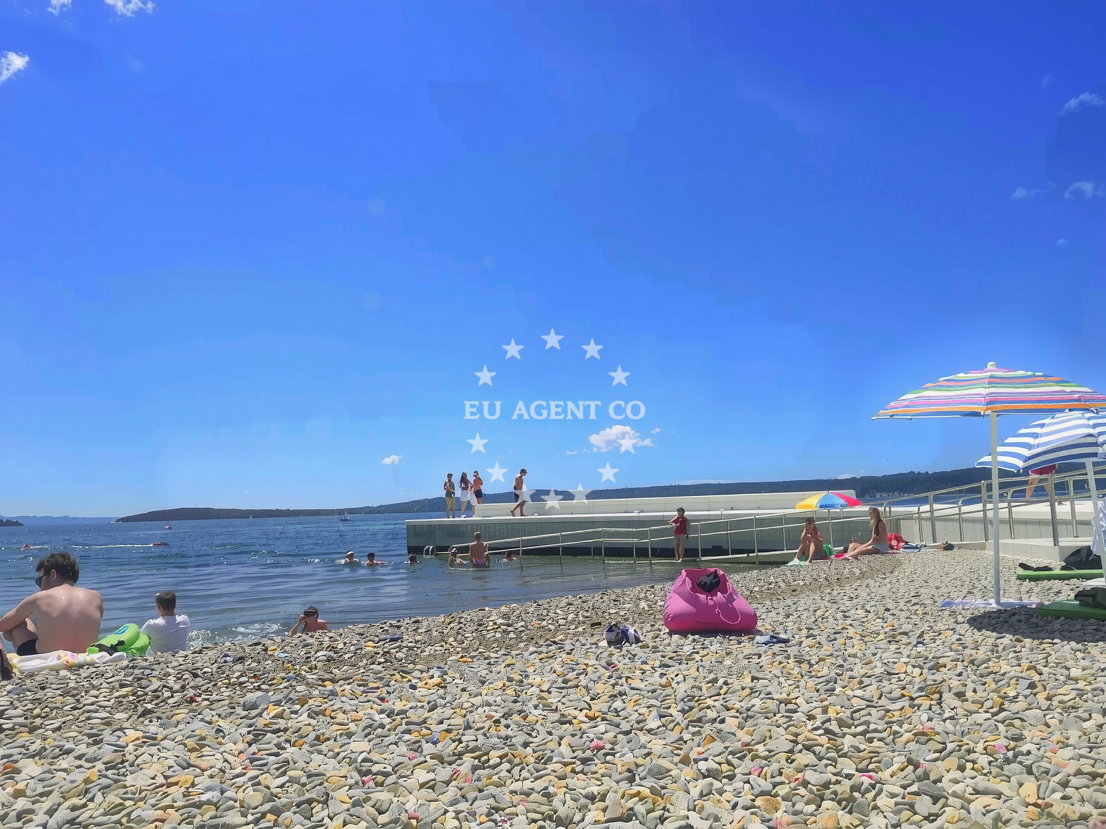 Additional view of Ostrog beach in Štrade ulica 1, Kaštela