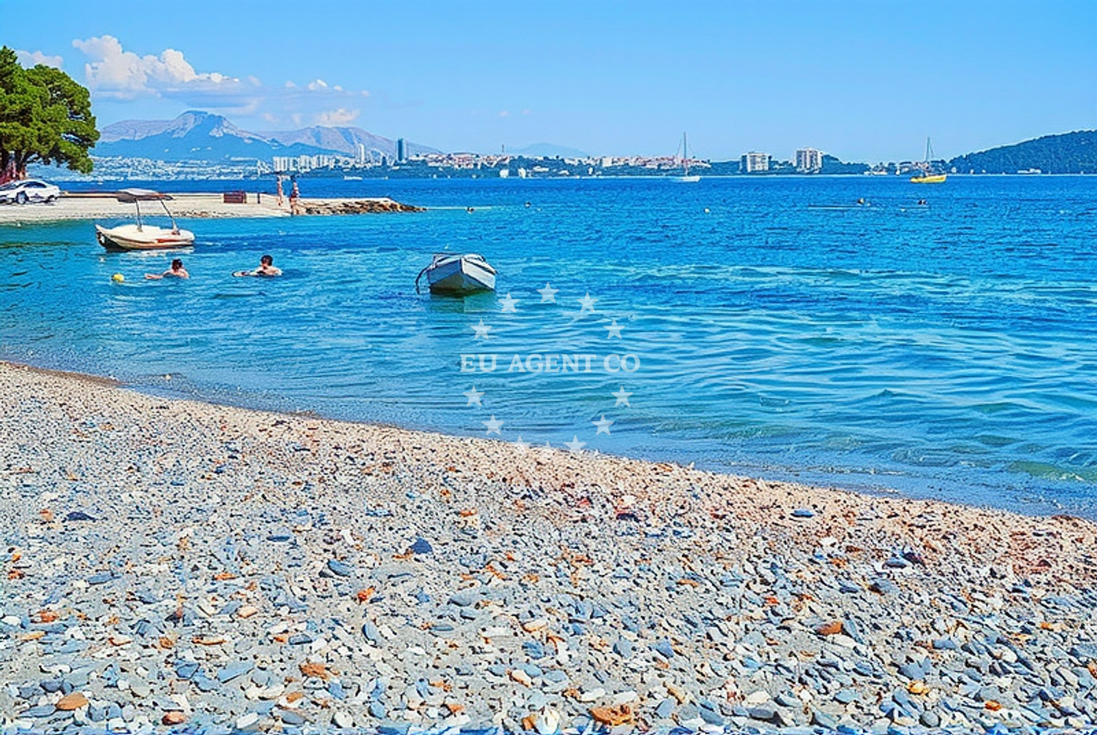 Additional view of Ostrog beach in Štrade ulica 1, Kaštela