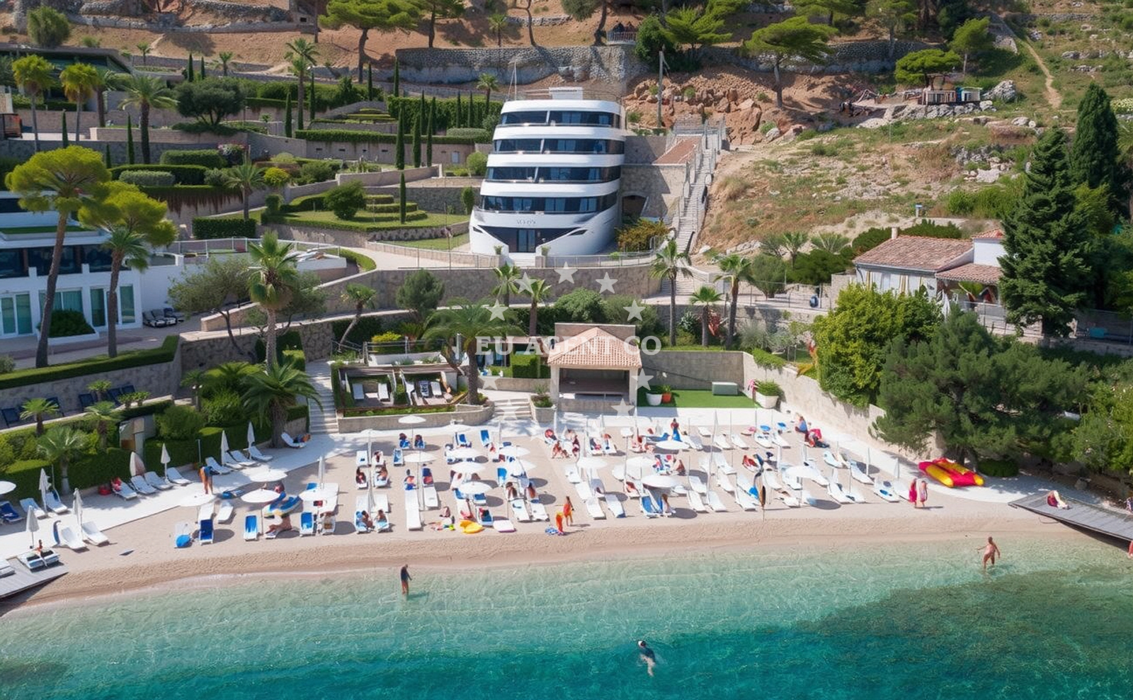 Additional view of Otok Sipan II beach