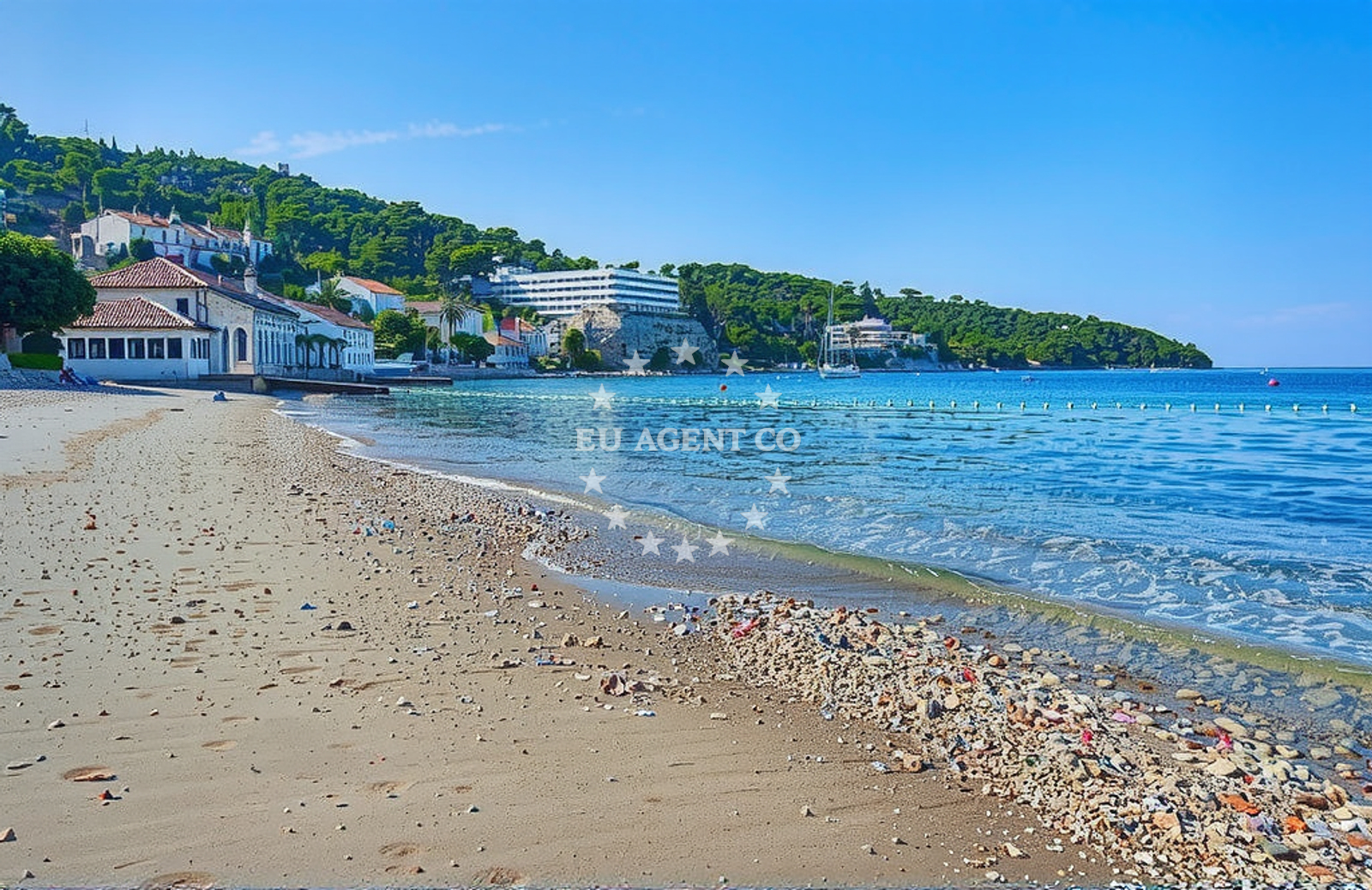 Additional view of Otok Sipan II beach