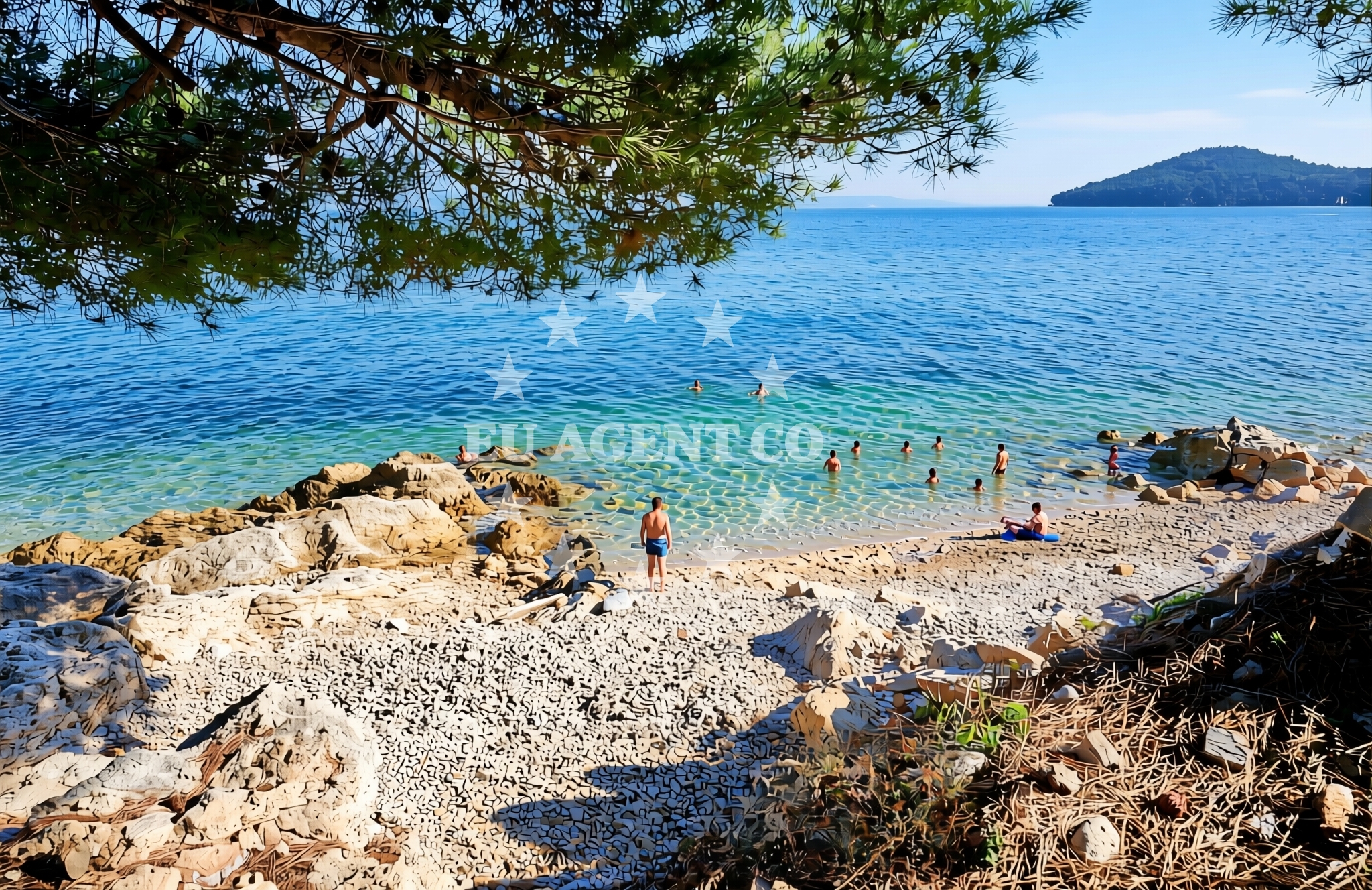 Additional view of Otrić sjever, Kukljica (Ugljan) Beach in Otrić sjever