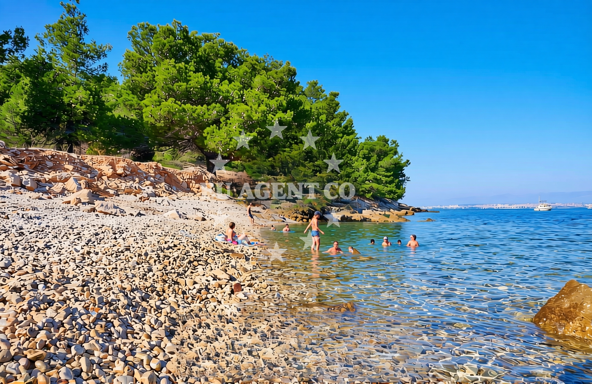 Additional view of Otrić sjever, Kukljica (Ugljan) Beach in Otrić sjever