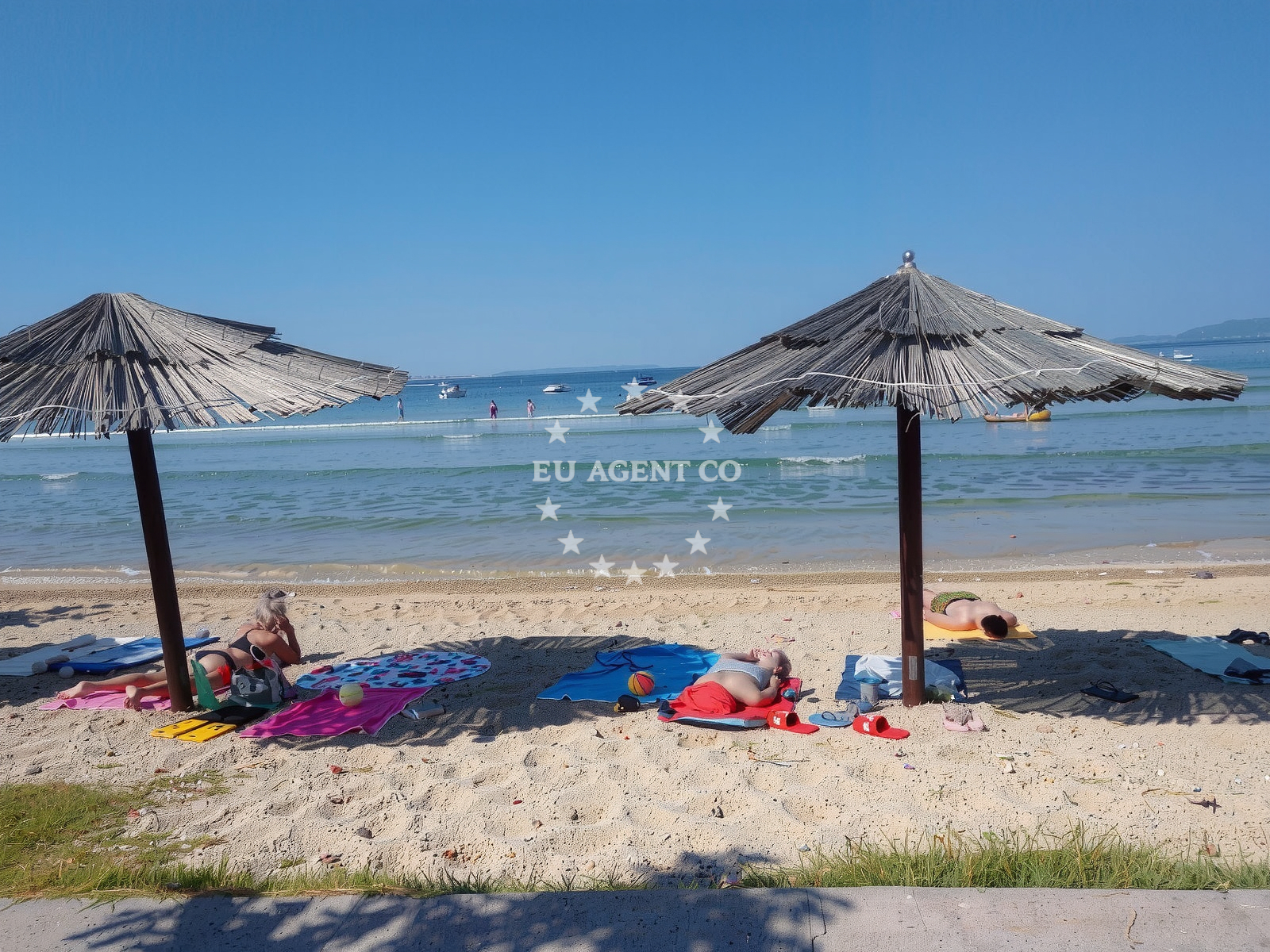 Sea and coastal view of Padova beach in 488a Banjol, Rab