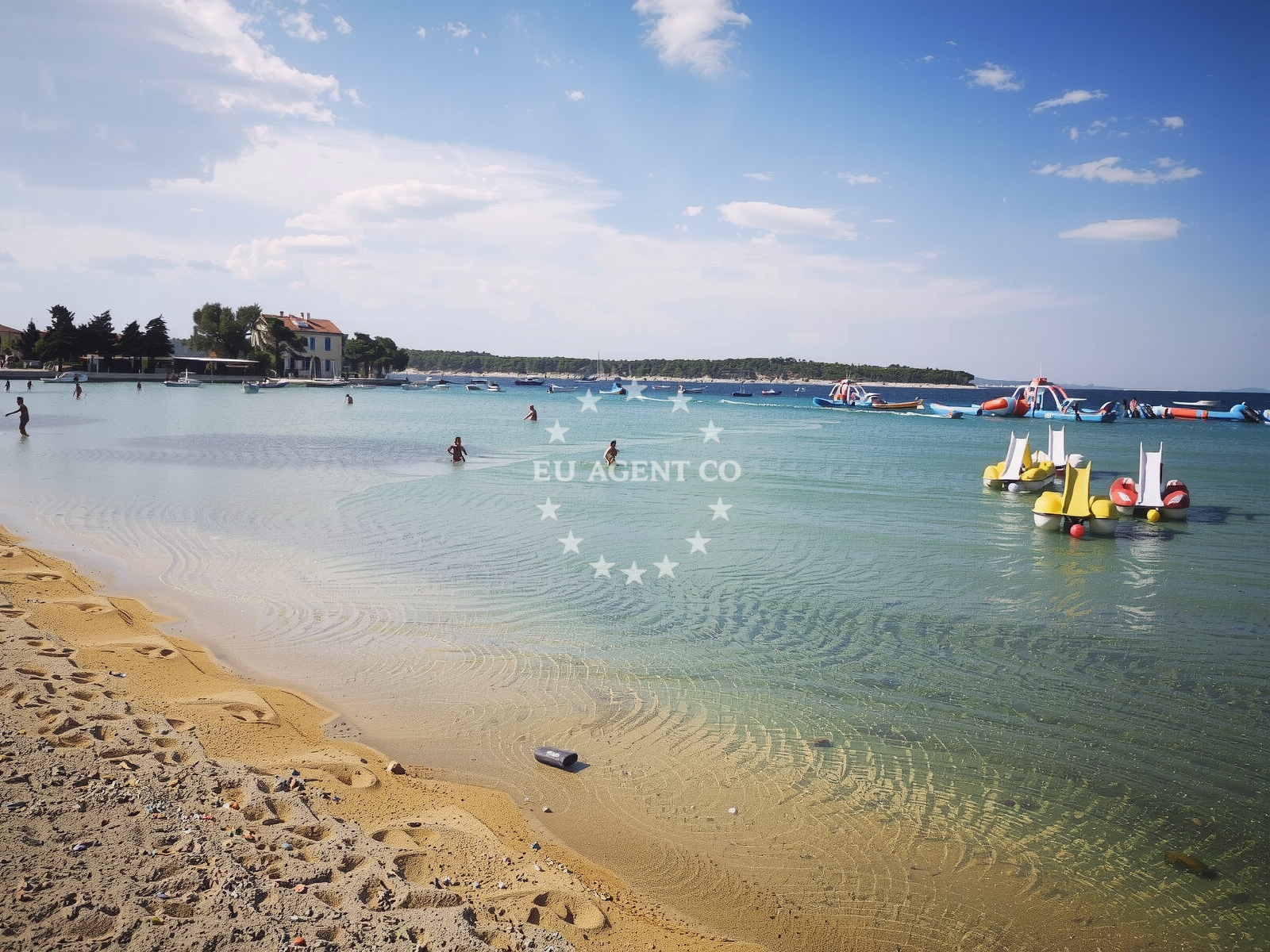 Additional view of Padova beach in 488a Banjol, Rab