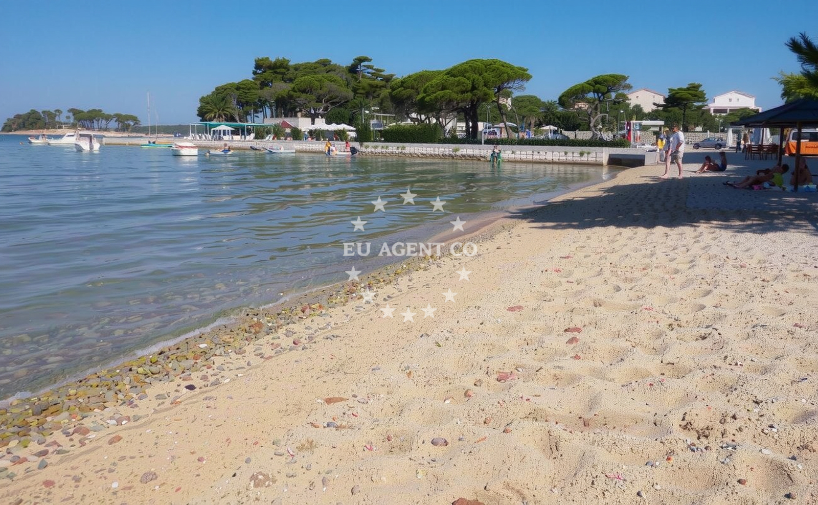 Additional view of Padova beach in 488a Banjol, Rab