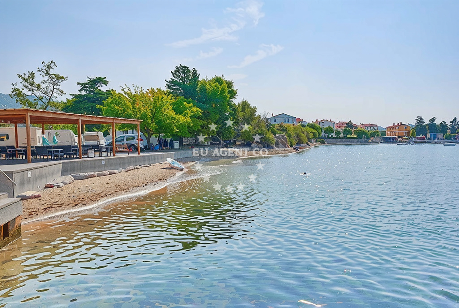 Additional view of Padova beach in 488a Banjol, Rab