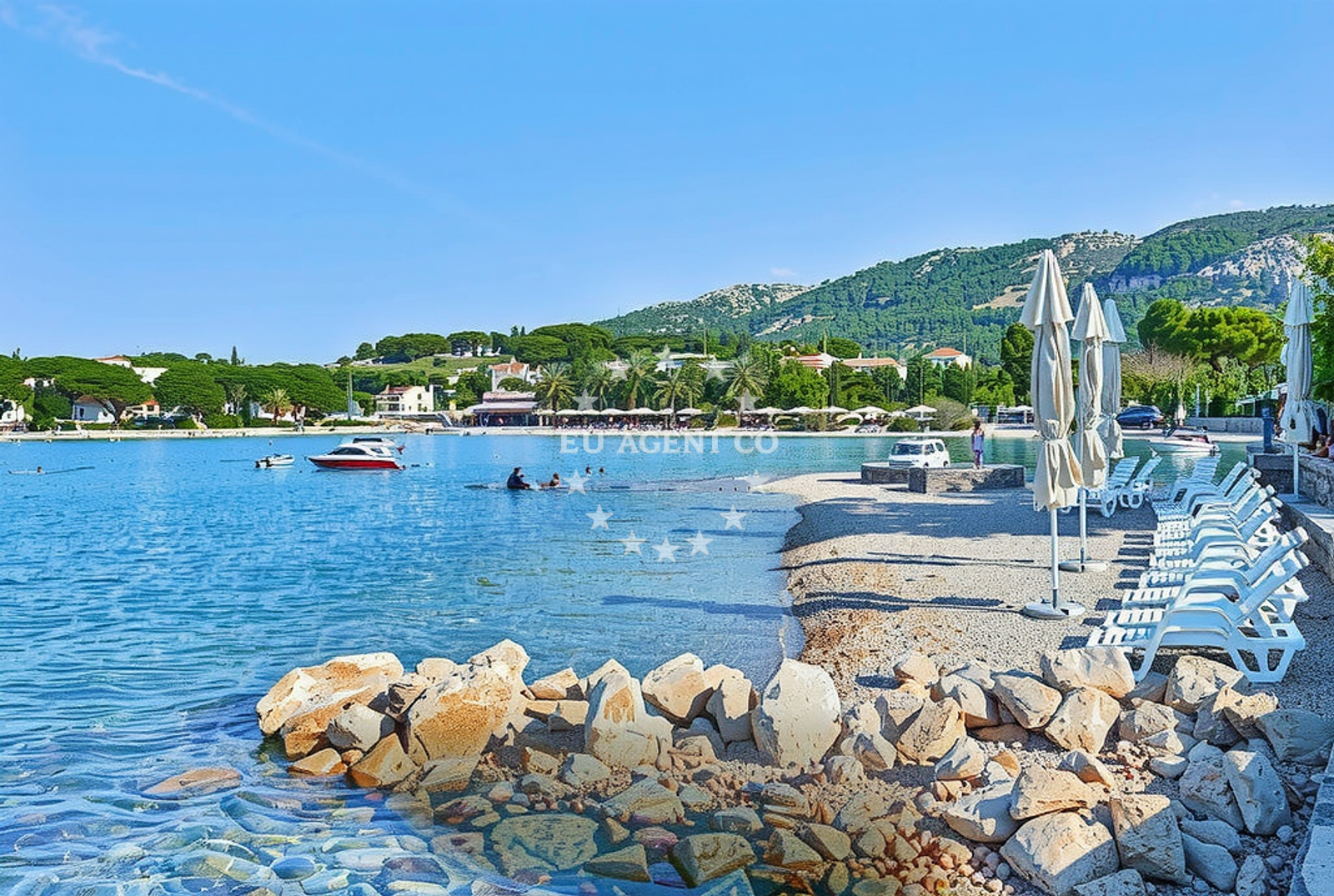 Additional view of Padova beach in 488a Banjol, Rab