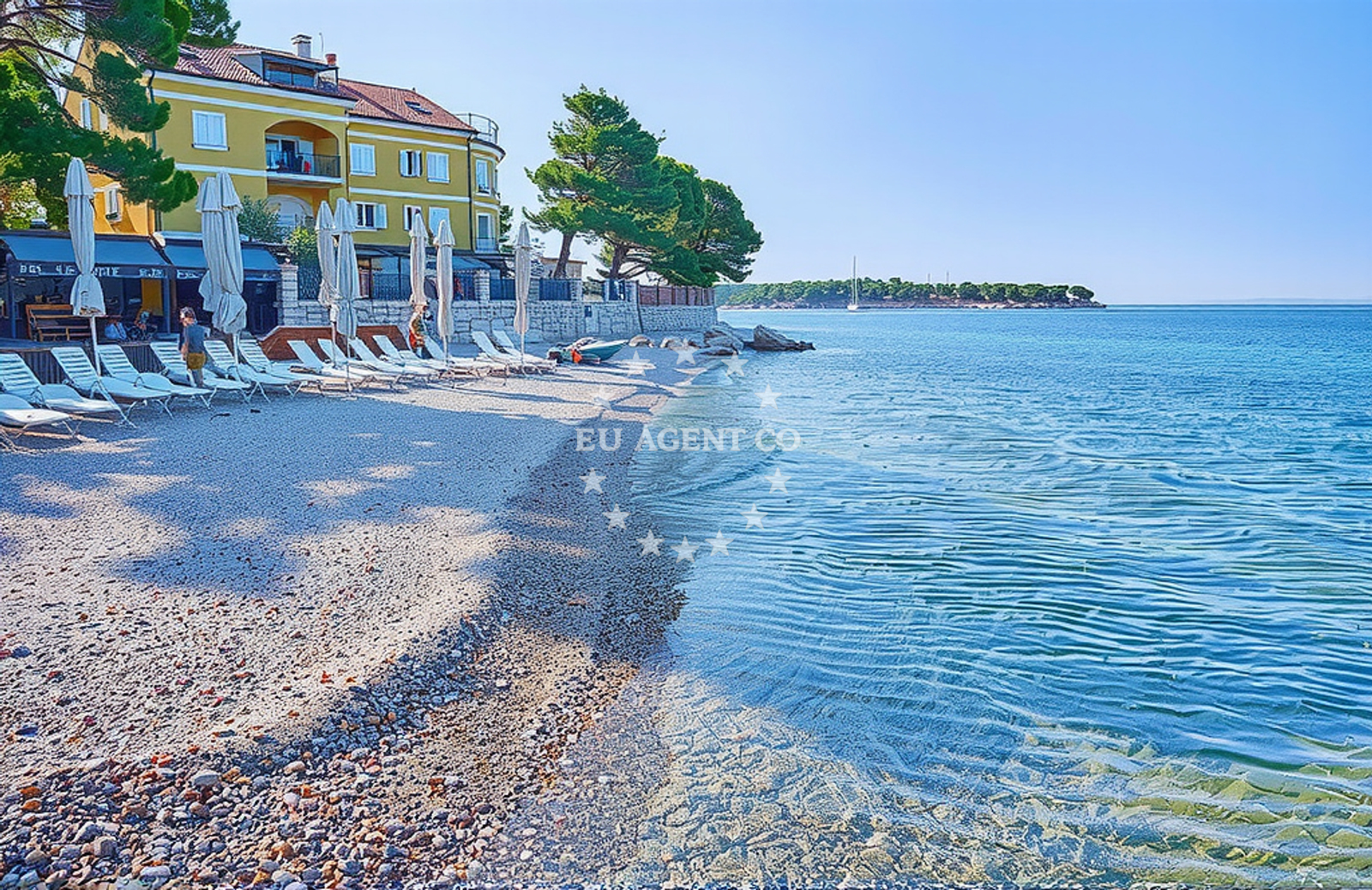 Additional view of Padova beach in 488a Banjol, Rab