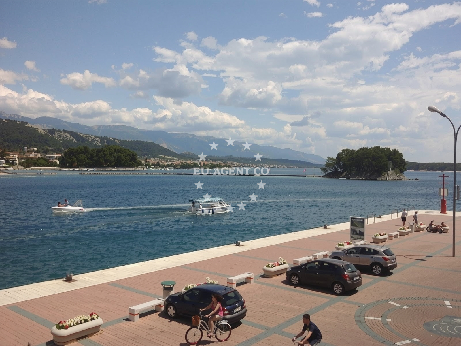Additional view of Padova III beach in Banjol, Rab
