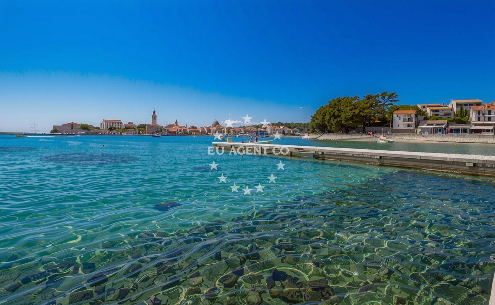 Additional view of Padova III beach in Banjol, Rab