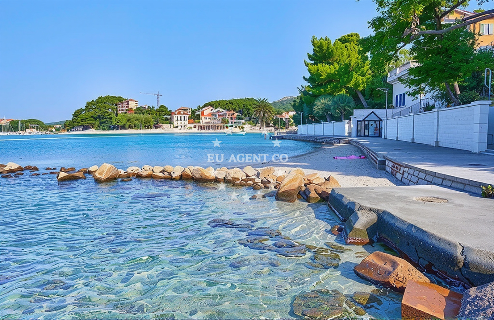Additional view of Padova III beach in Banjol, Rab