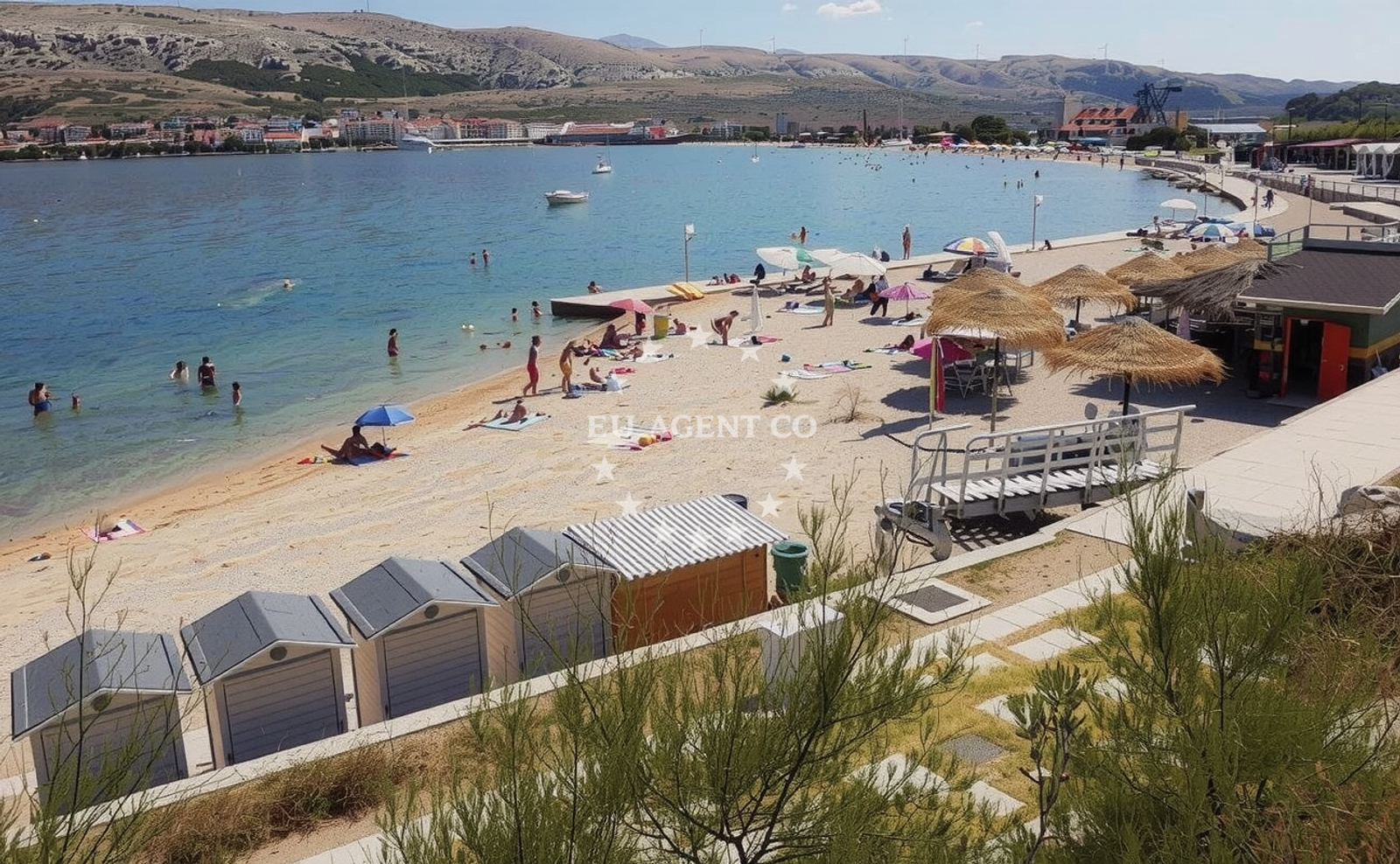 Additional view of Pag main beach in 1 Vela Ulica, Pag