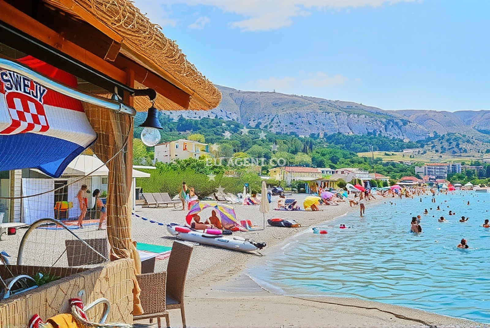 Additional view of Pag main beach in 1 Vela Ulica, Pag
