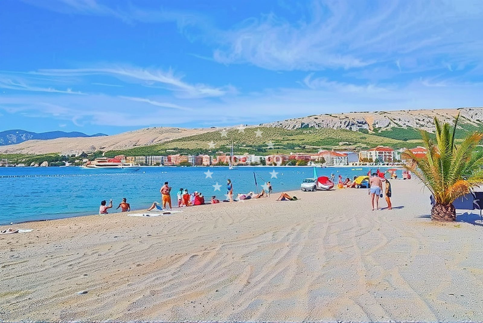 Additional view of Pag main beach in 1 Vela Ulica, Pag