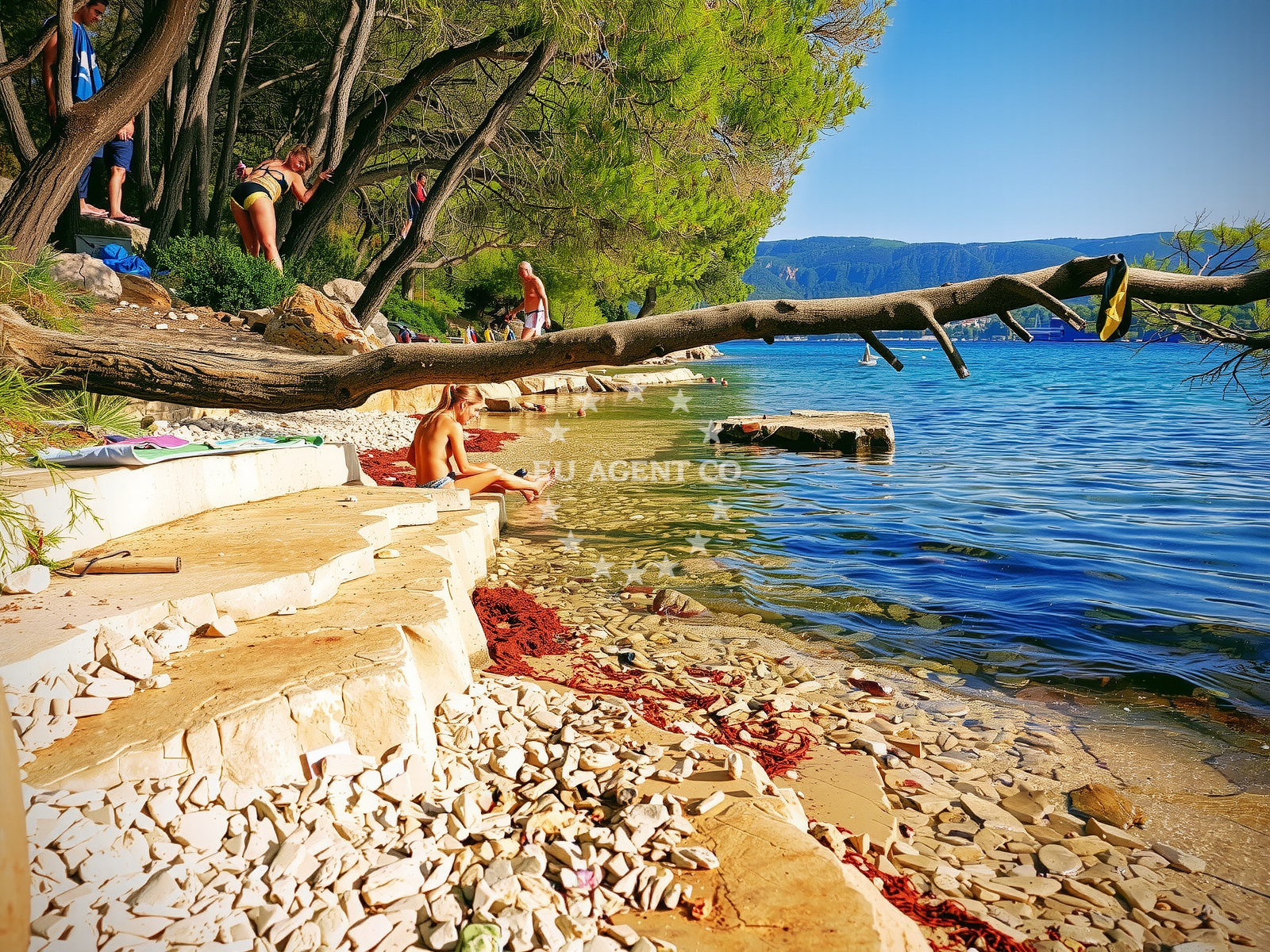 Additional view of Paklena beach in Jelsa 1015B , Jelsa