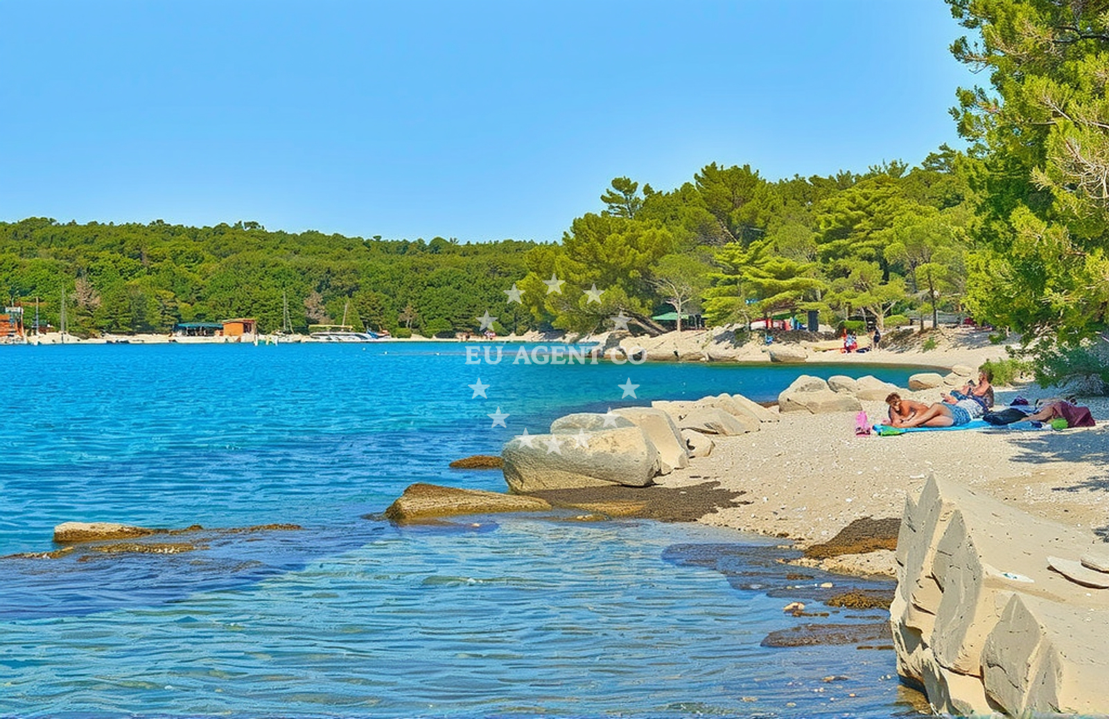 Additional view of Paklena beach in Jelsa 1015B , Jelsa