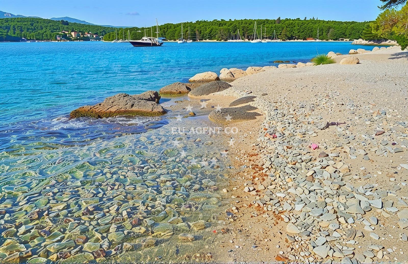 Additional view of Paklena beach in Jelsa 1015B , Jelsa