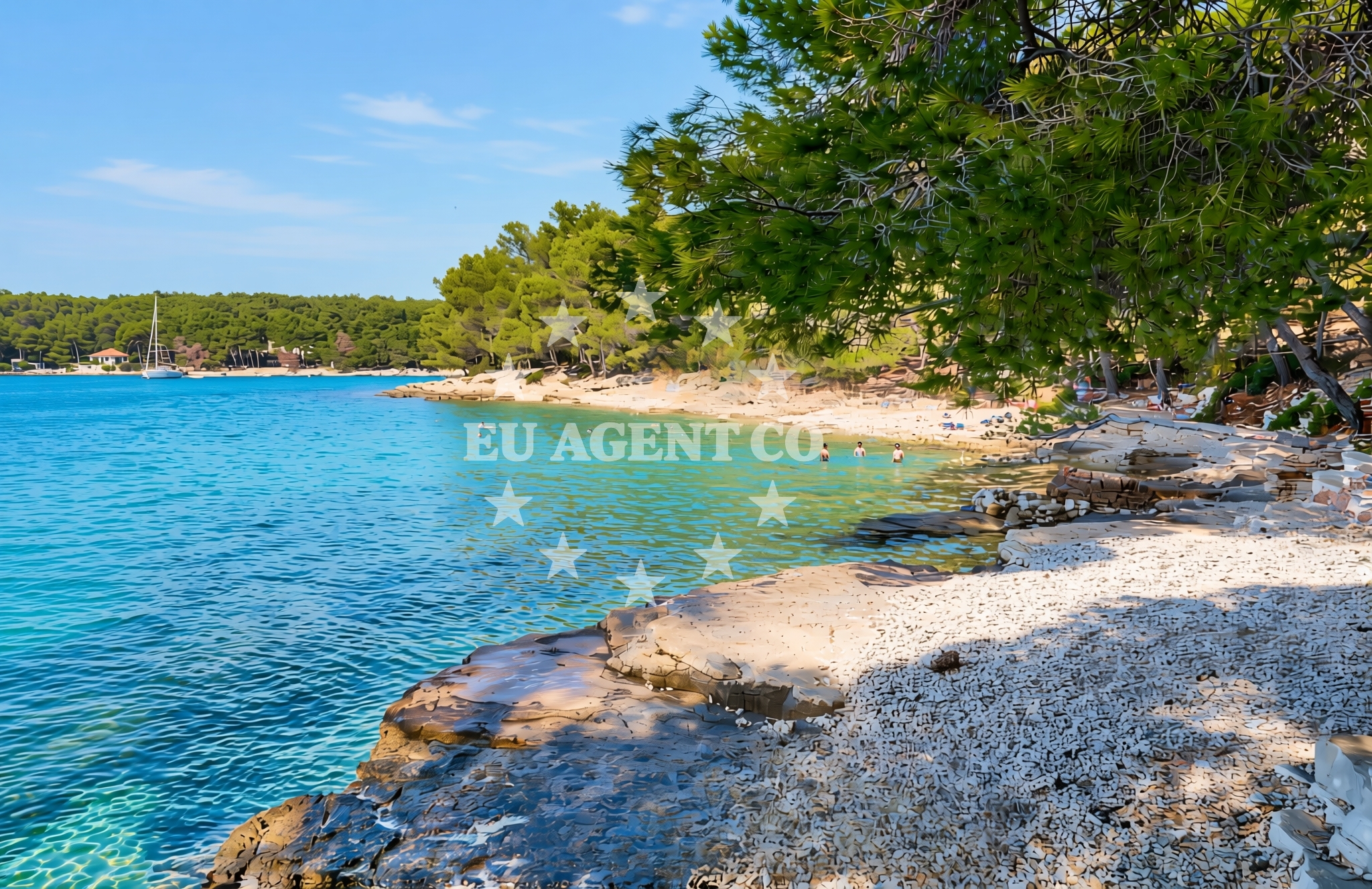 Additional view of Paklena sredina, Vrboska (Hvar) Beach in Paklena sredina