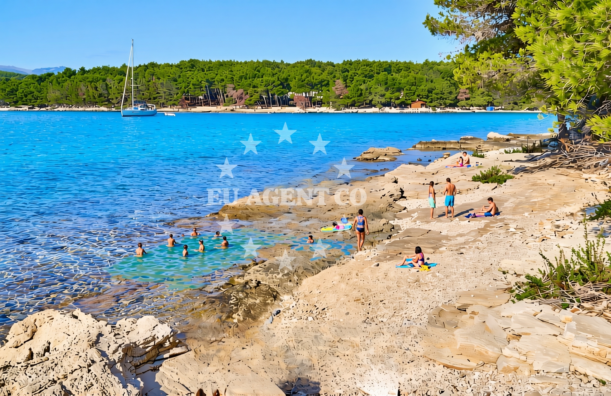 Additional view of Paklena zapad, Vrboska (Hvar) Beach in Paklena zapad