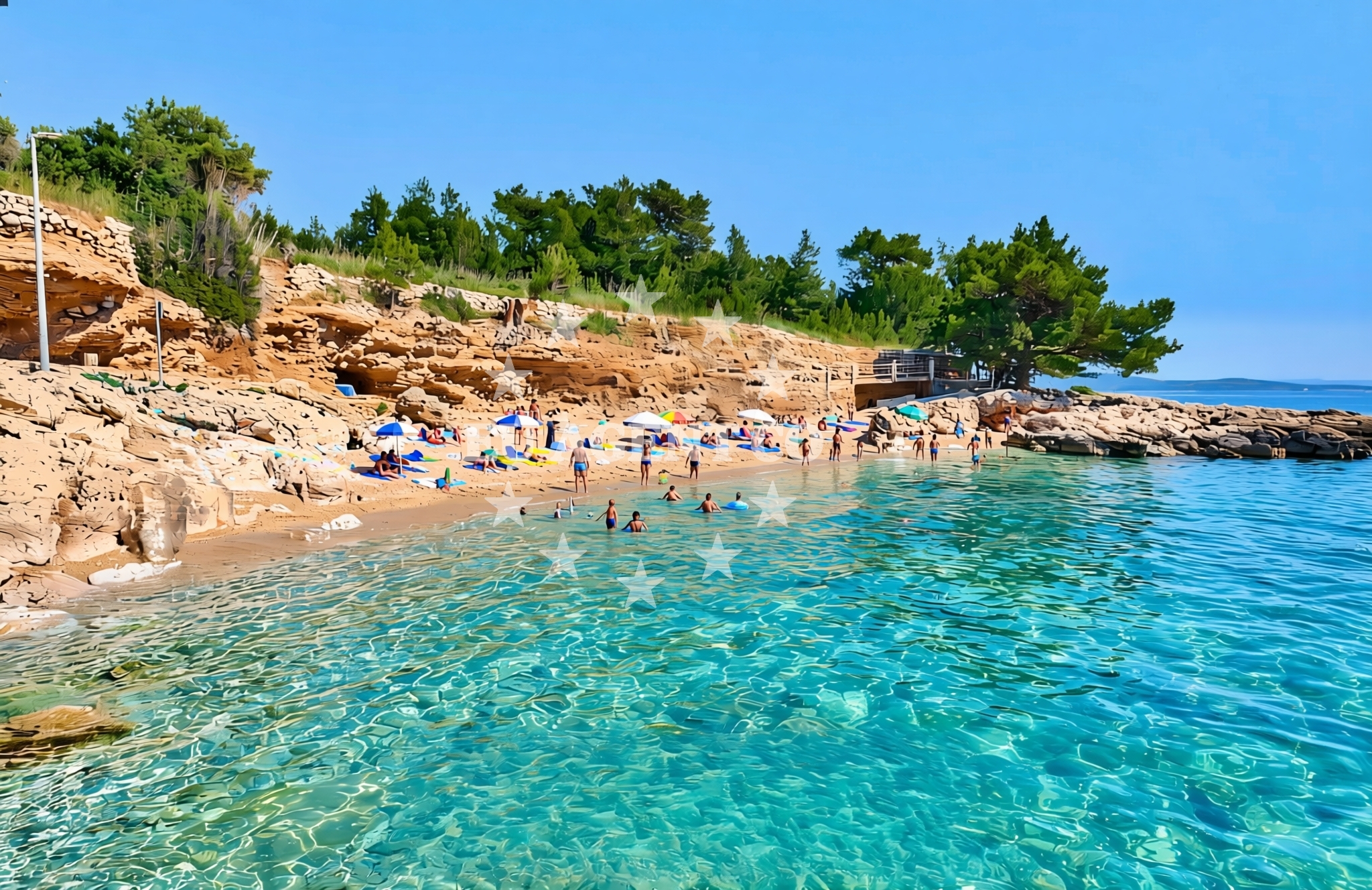 Additional view of Paklina, Ivan Dolac (Hvar) Beach in Paklina