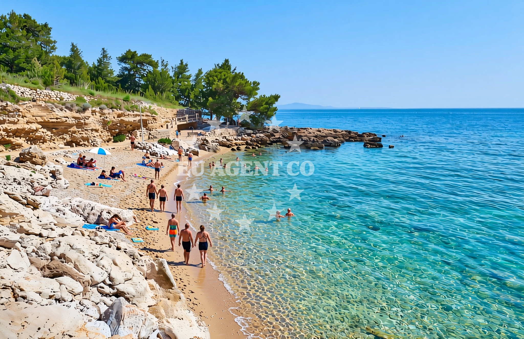 Additional view of Paklina, Ivan Dolac (Hvar) Beach in Paklina