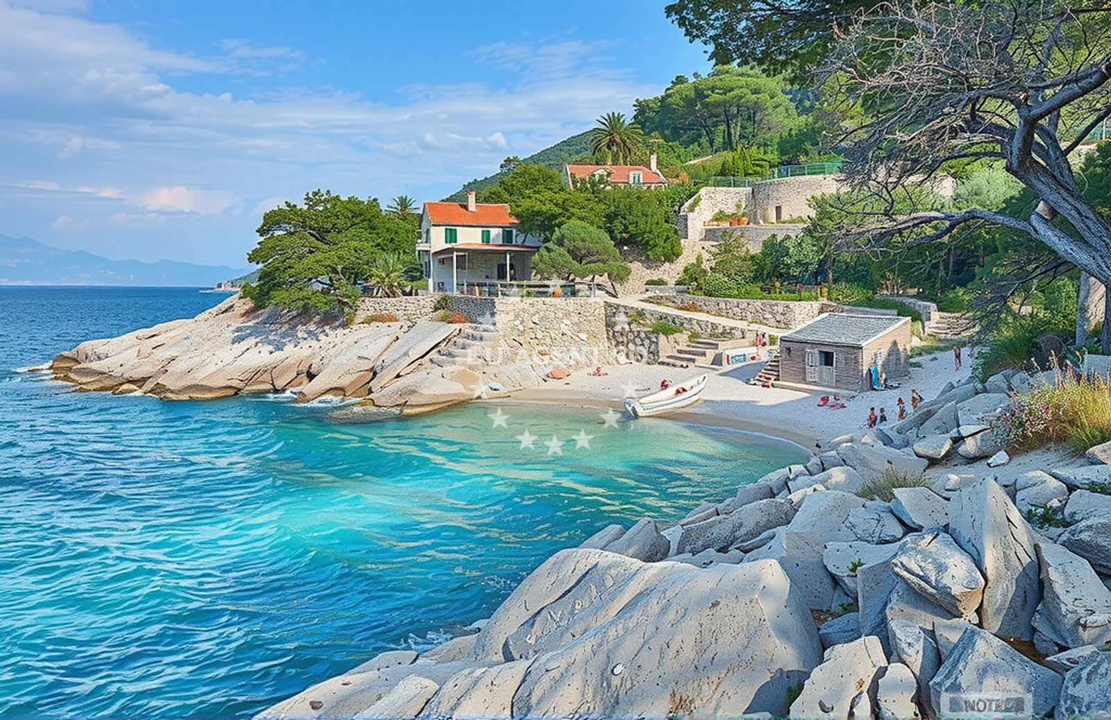 Additional view of Pakomina beach in Ulica Račevina 42/a, Bogomolje