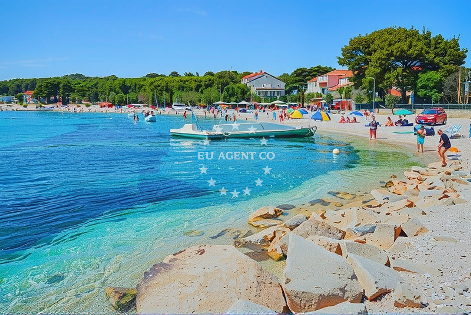 Additional view of Pakostane beach in 76 Ulica kraljice Jelene, Pakoštane
