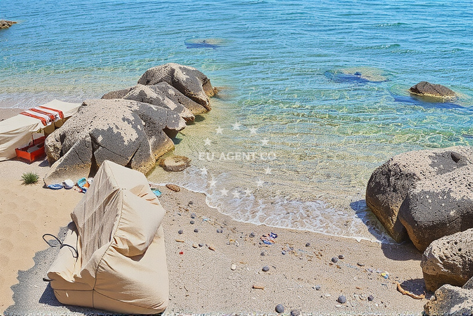 Additional view of Pakostane beach in 76 Ulica kraljice Jelene, Pakoštane