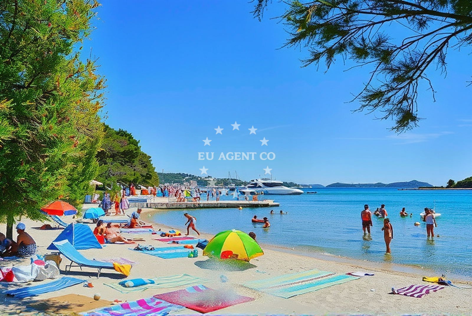 Additional view of Pakostane beach in 76 Ulica kraljice Jelene, Pakoštane