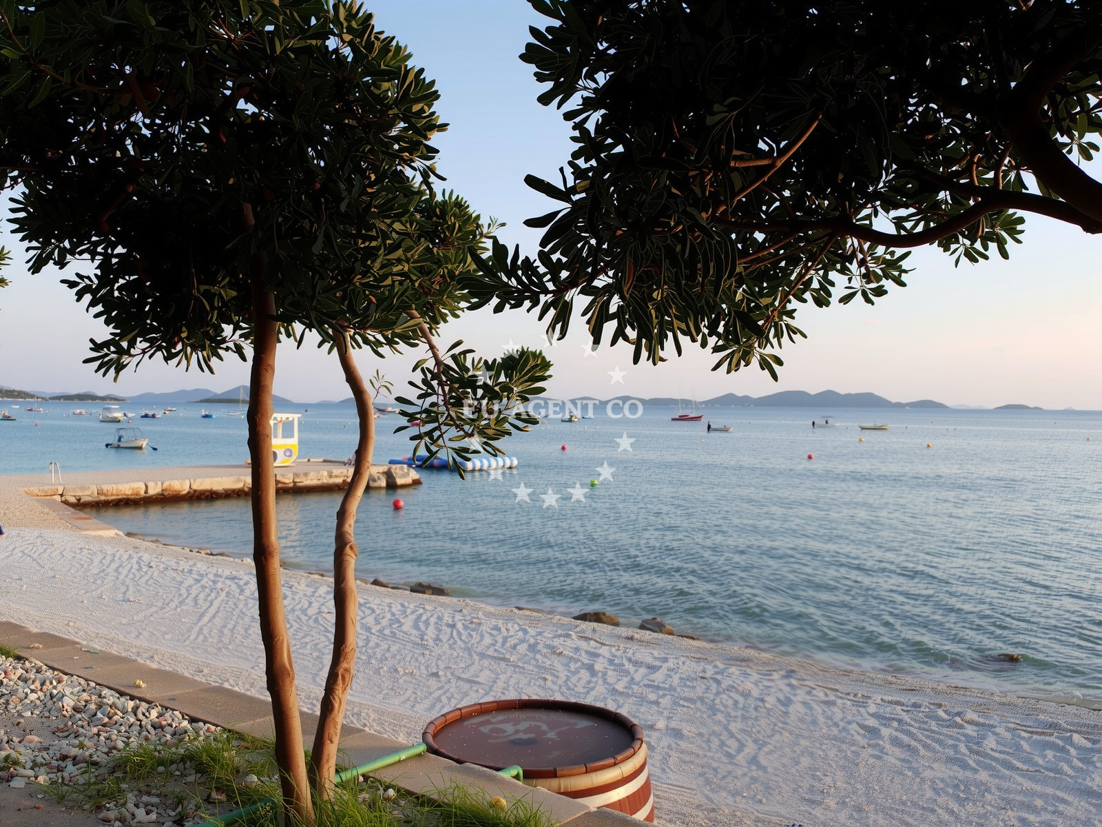 Beach facilities and surroundings at Pakostane beach II in Ul. kardinala dr. A. Stepinca 56B 68, Pakoštane