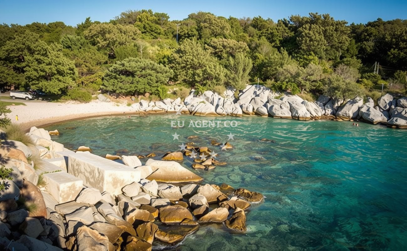Additional view of Palamida beach in Dubac, Murve 4, Novalja