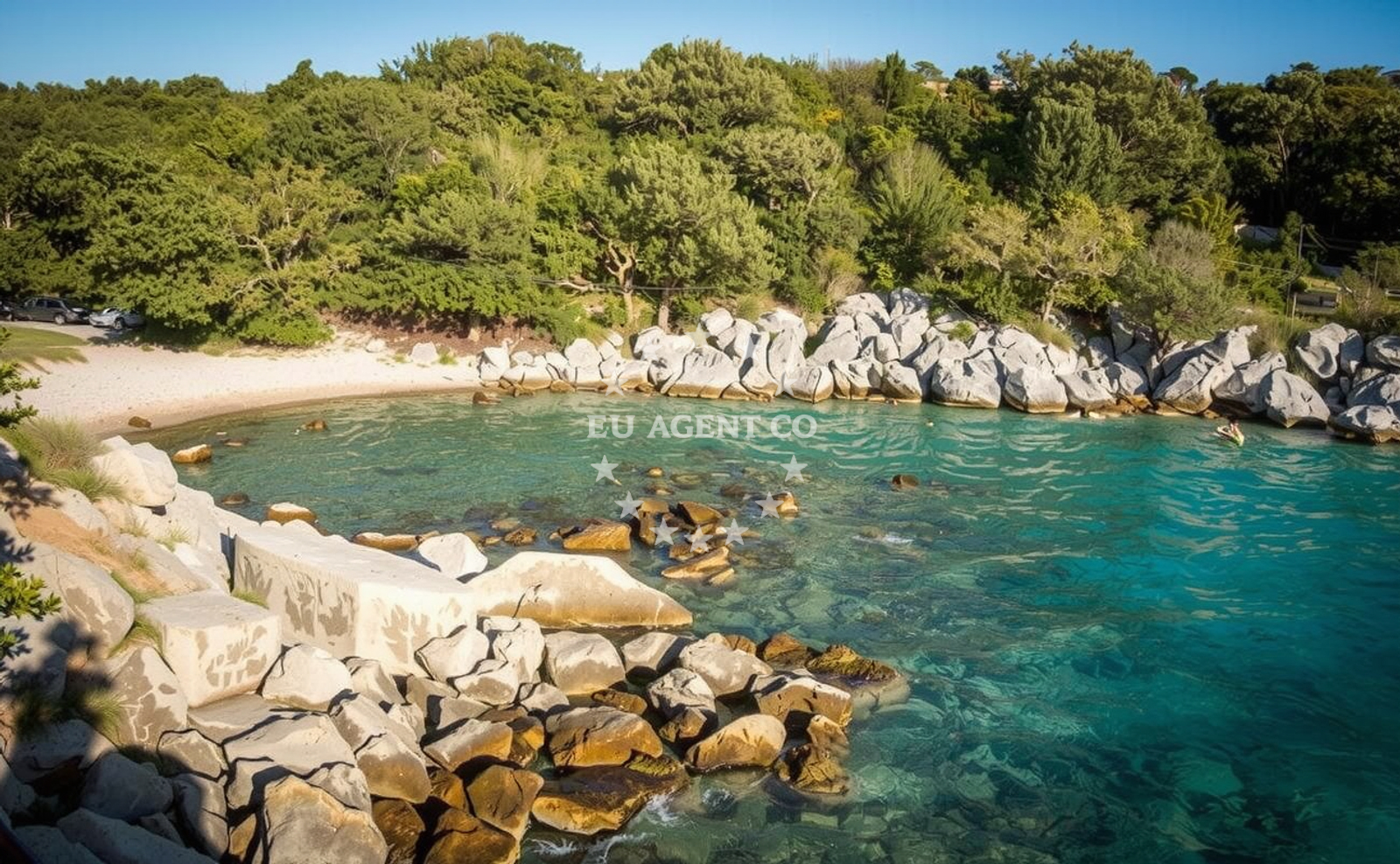 Additional view of Palamida beach in Dubac, Murve 4, Novalja