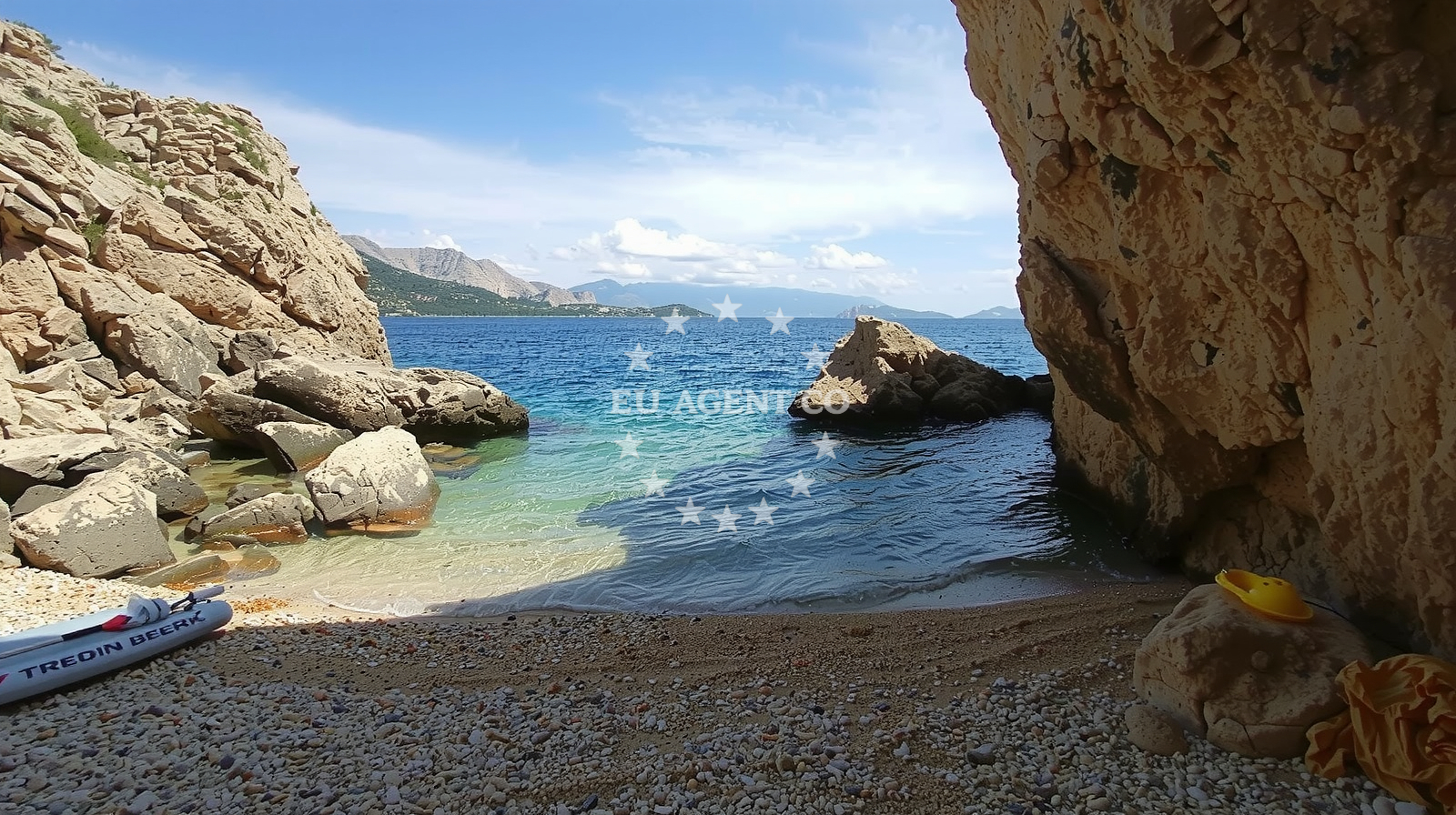 Beach facilities and surroundings at Panko Beach in Stara Baska 14, Stara Baška
