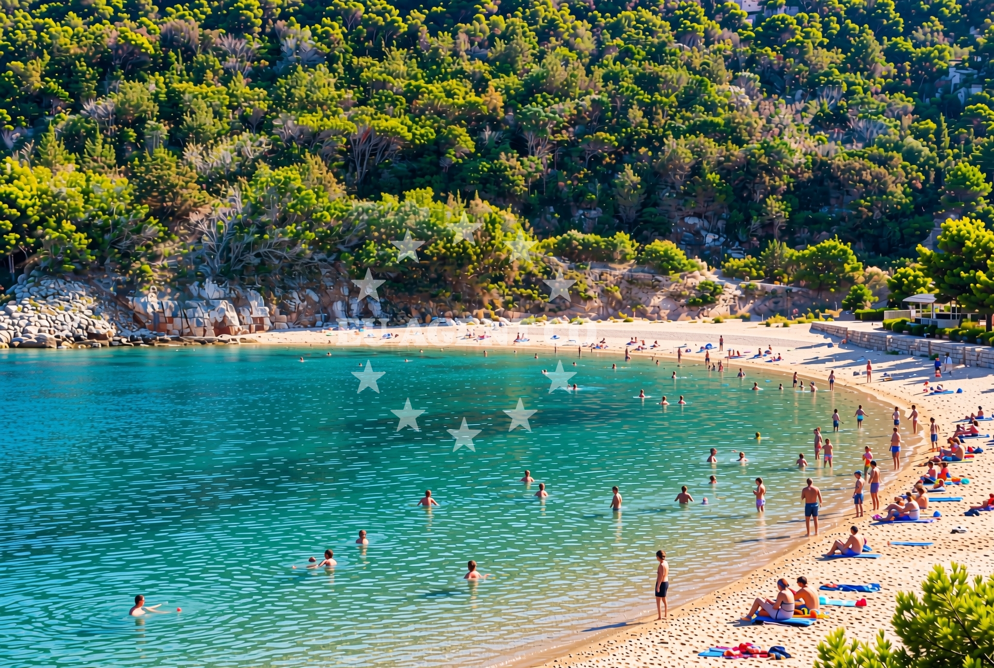 Additional view of Paprenica, Dragove (Dugi otok) Beach in Paprenica