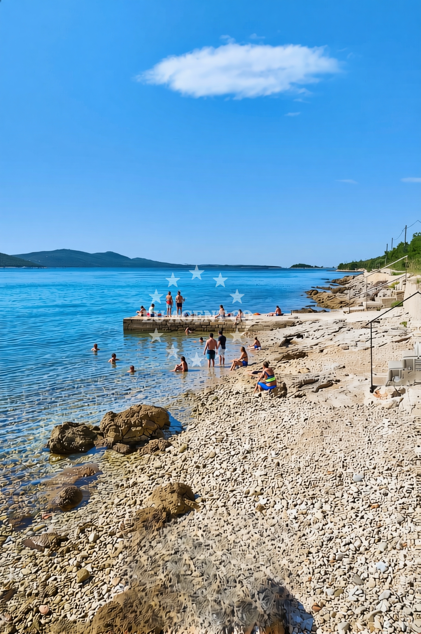 Additional view of Paračica jug, Rivanj (Rivanj) Beach in Paračica jug