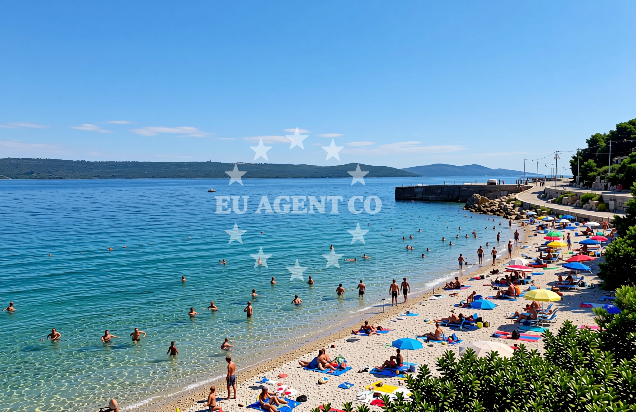 Additional view of Paračica jug, Rivanj (Rivanj) Beach in Paračica jug
