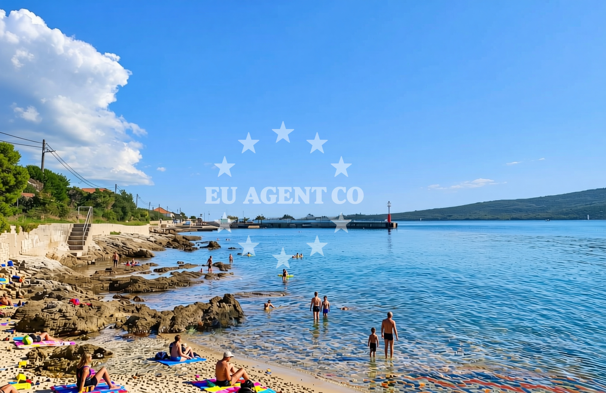 Additional view of Paračica jug, Rivanj (Rivanj) Beach in Paračica jug