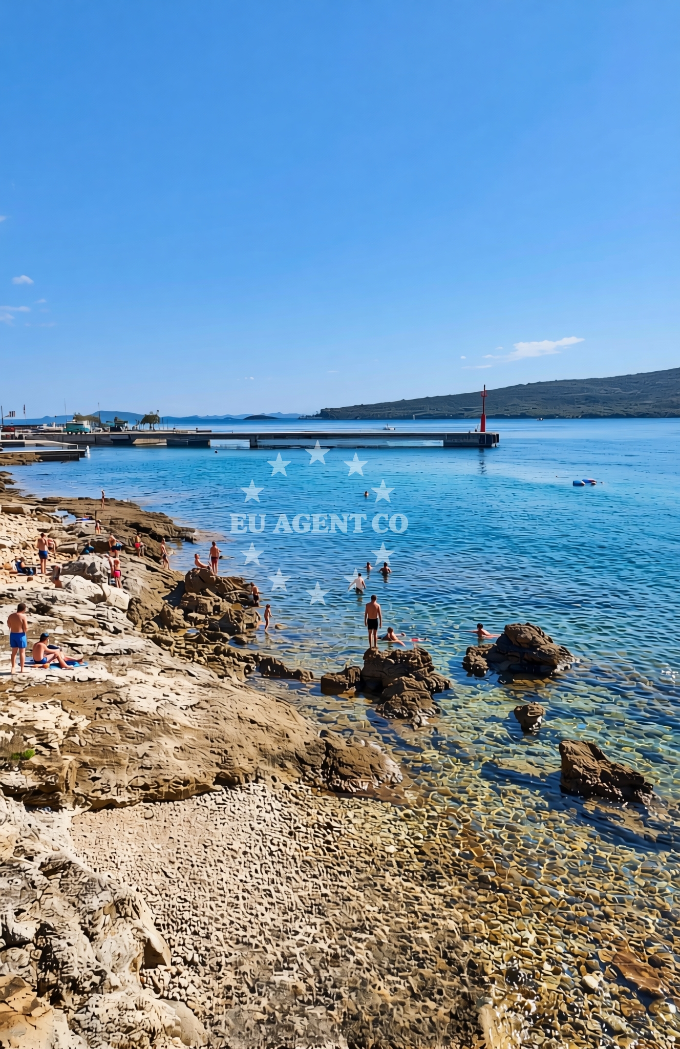 Additional view of Paračica jug, Rivanj (Rivanj) Beach in Paračica jug