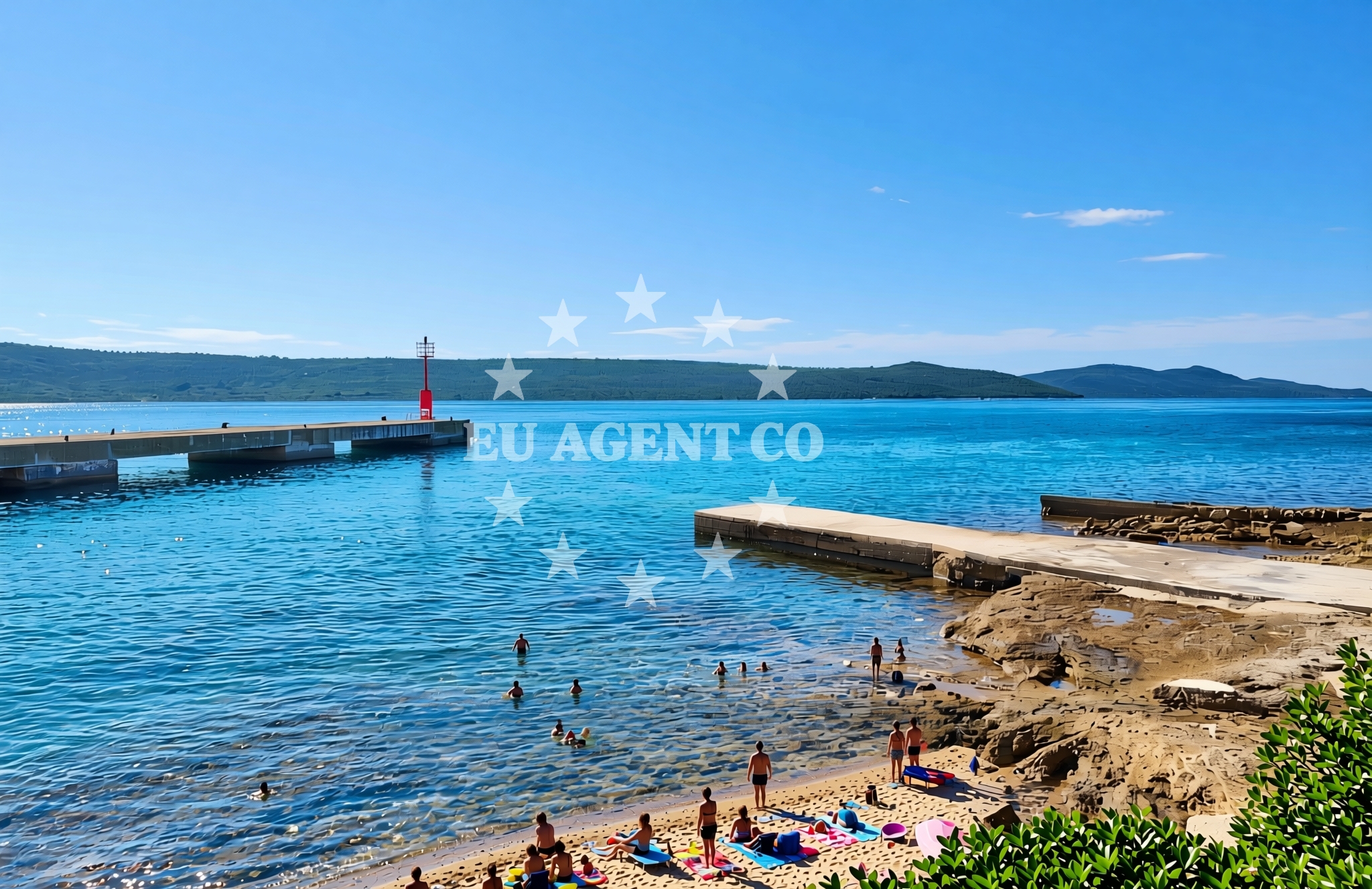 Additional view of Paračica jug, Rivanj (Rivanj) Beach in Paračica jug