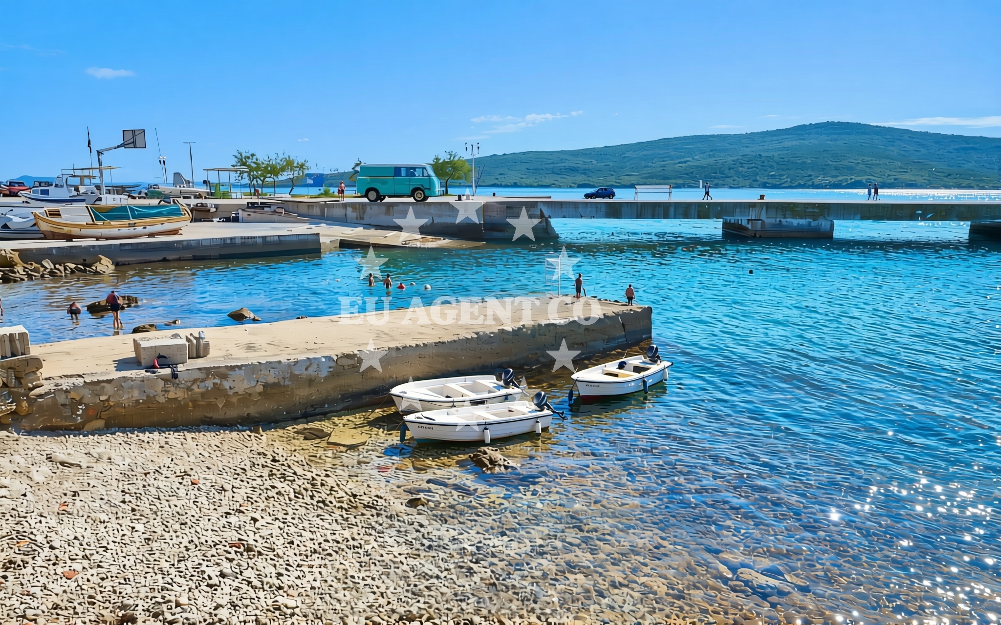 Additional view of Paračica jug, Rivanj (Rivanj) Beach in Paračica jug