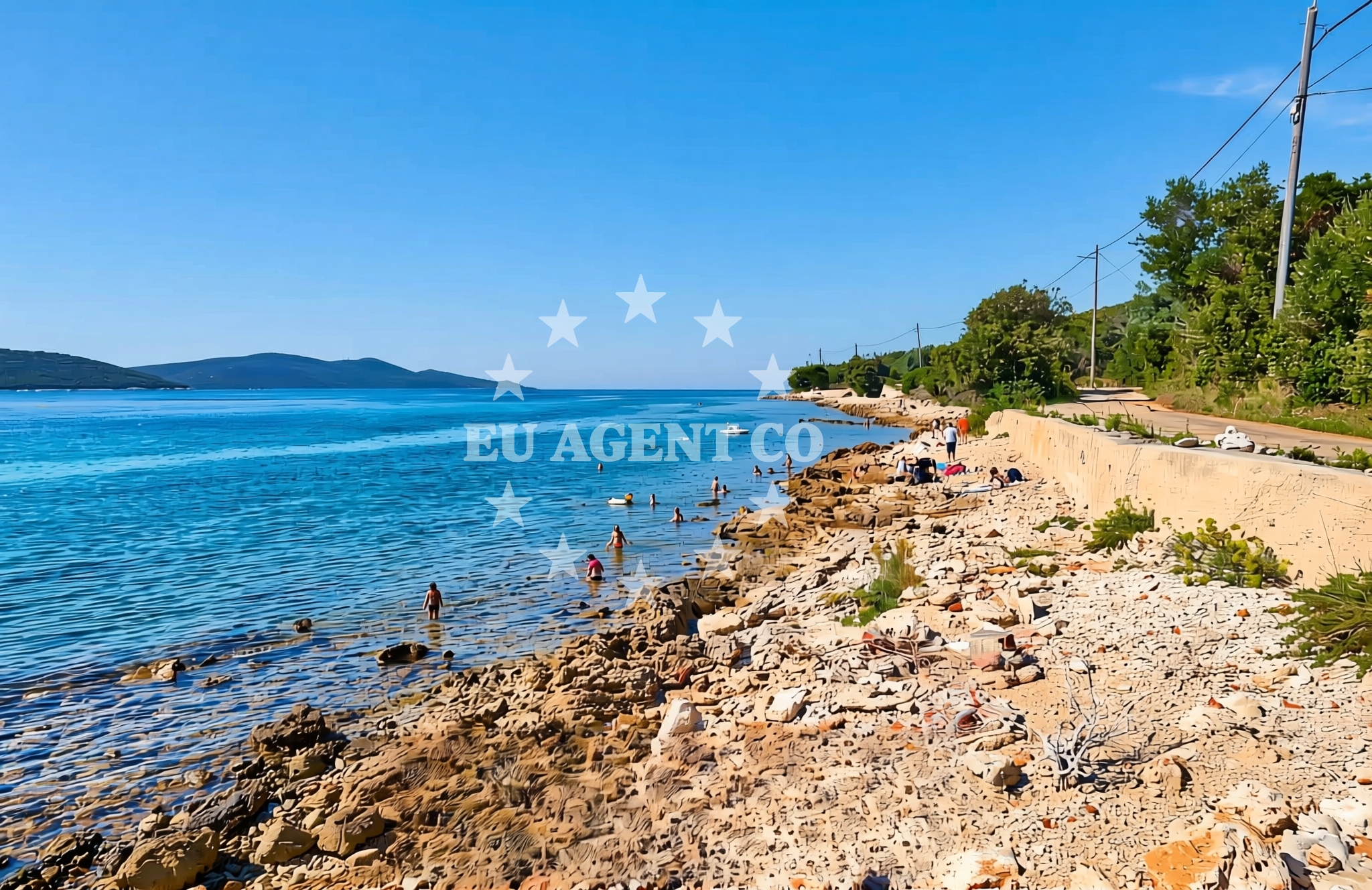 Additional view of Paračica jug, Rivanj (Rivanj) Beach in Paračica jug