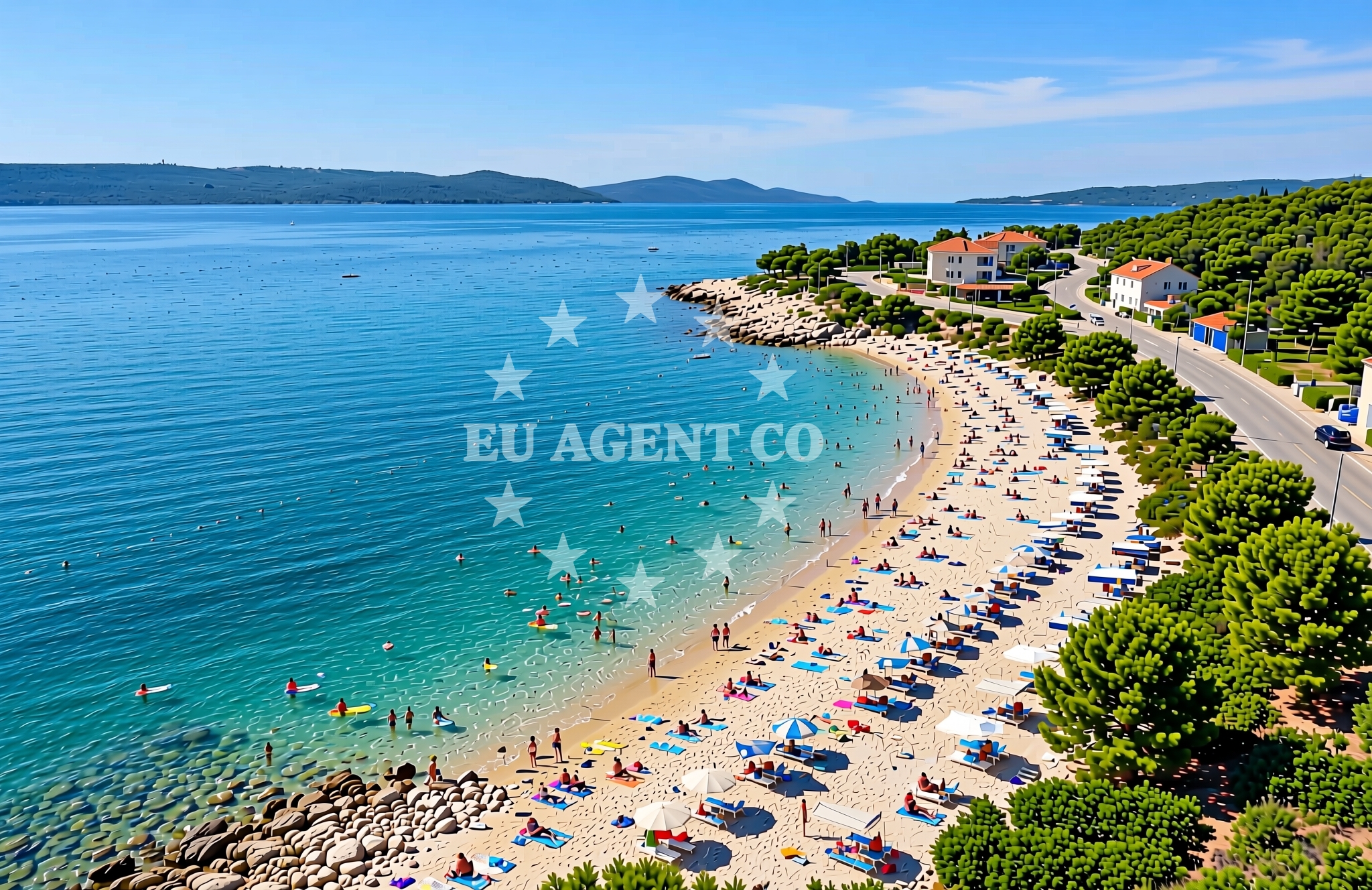 Additional view of Paračica jug, Rivanj (Rivanj) Beach in Paračica jug