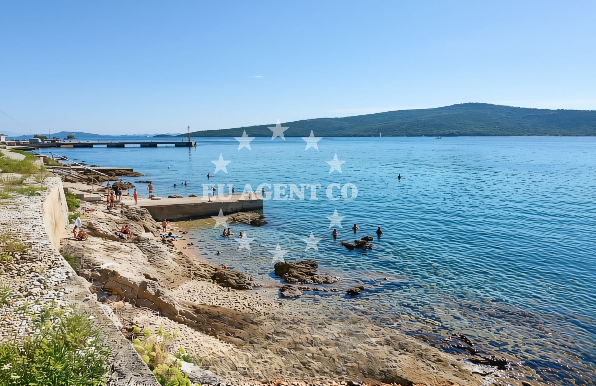Additional view of Paračica jug, Rivanj (Rivanj) Beach in Paračica jug