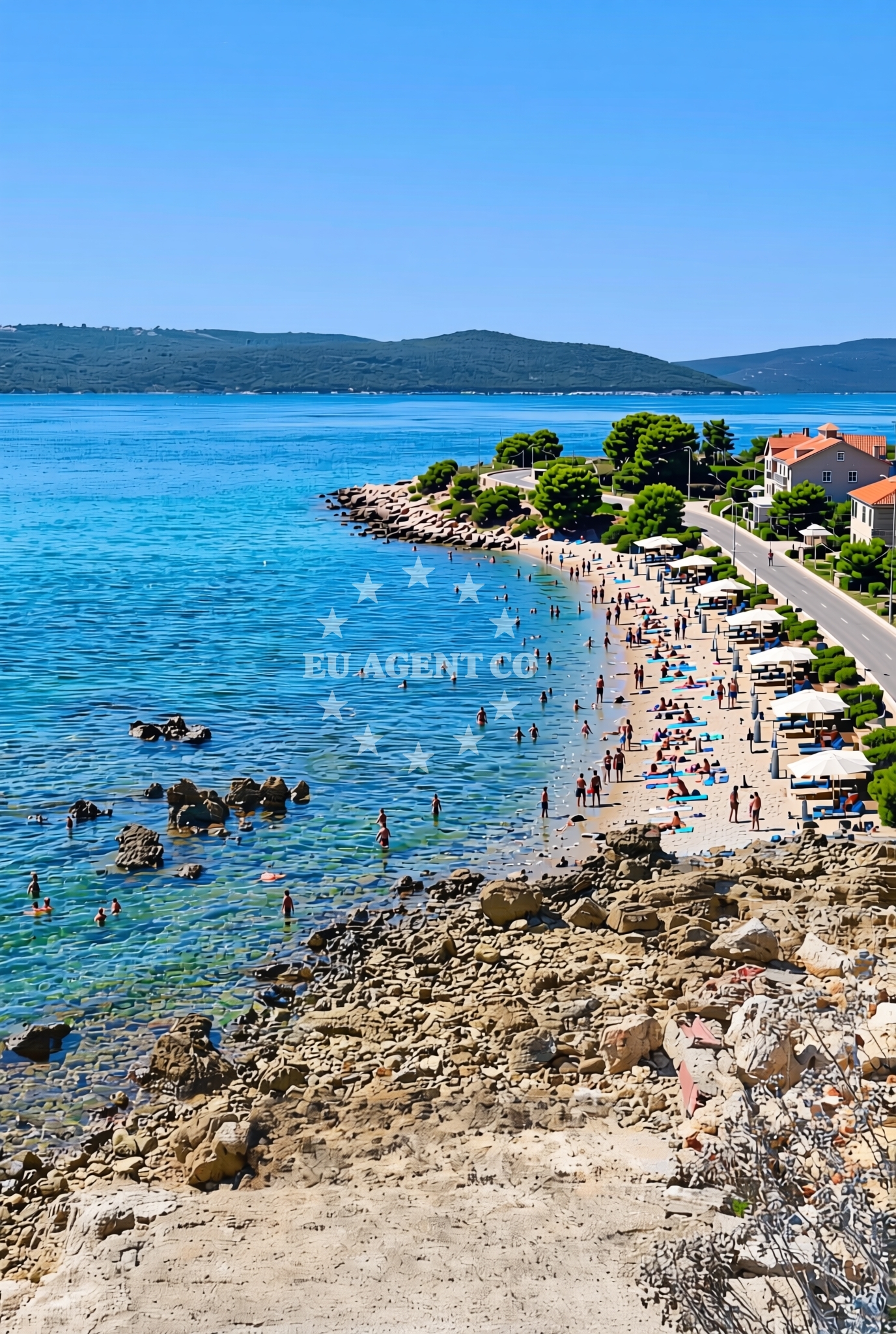 Additional view of Paračica jug, Rivanj (Rivanj) Beach in Paračica jug